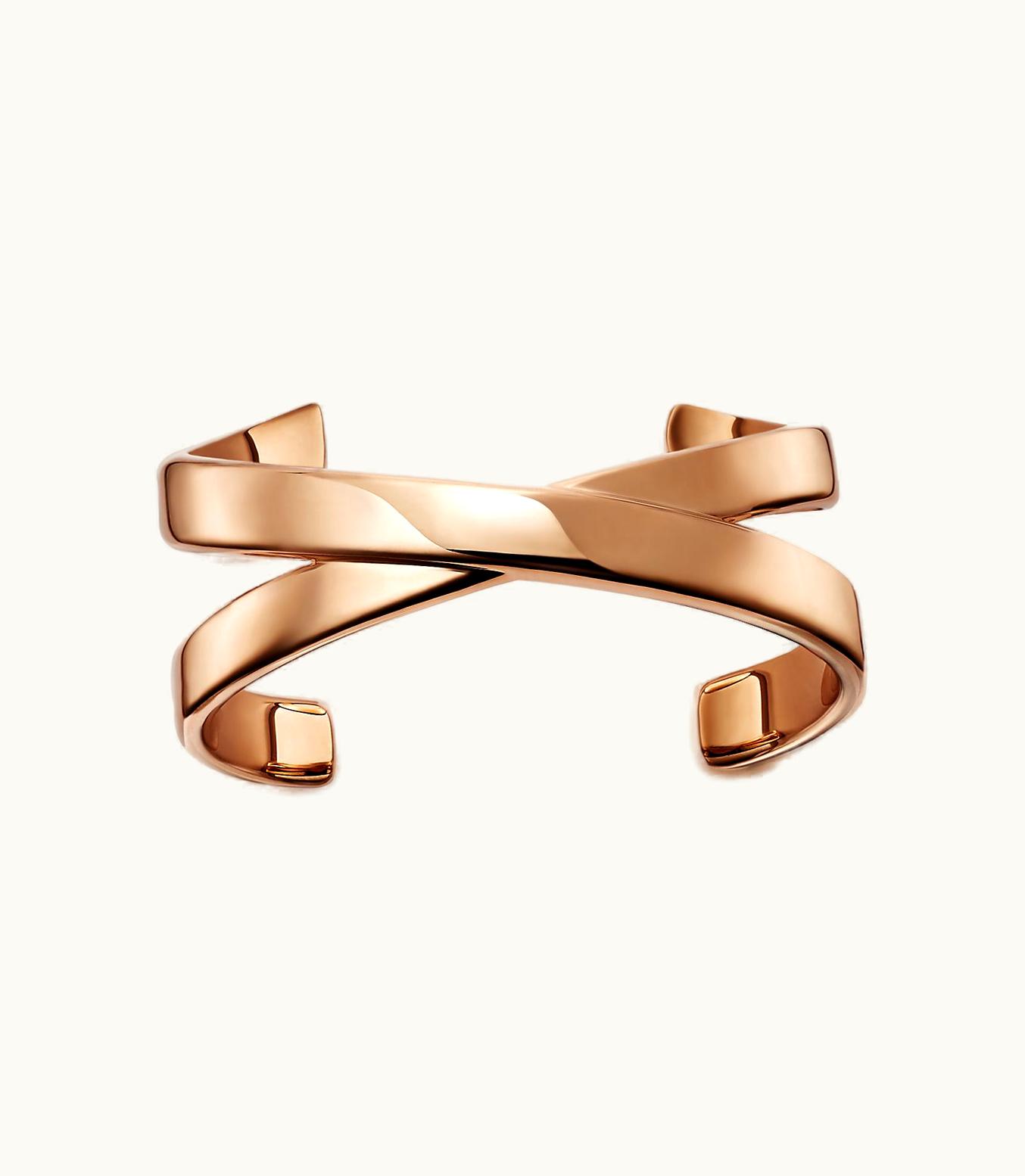Tiffany & Co Paloma's Graffiti X Cuff In 18Ct Rose Gold, Medium