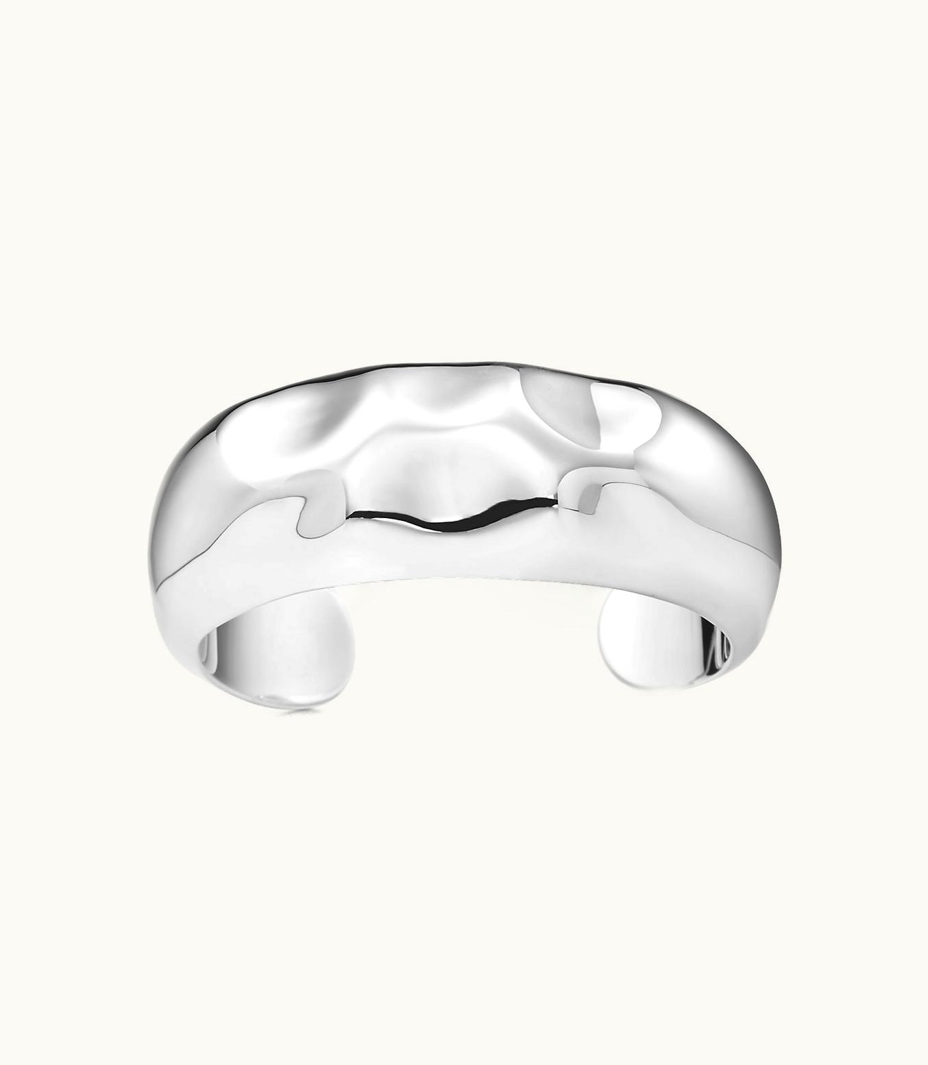Tiffany & Co Elsa Peretti® Faceted Cuff In Sterling Silver, Medium