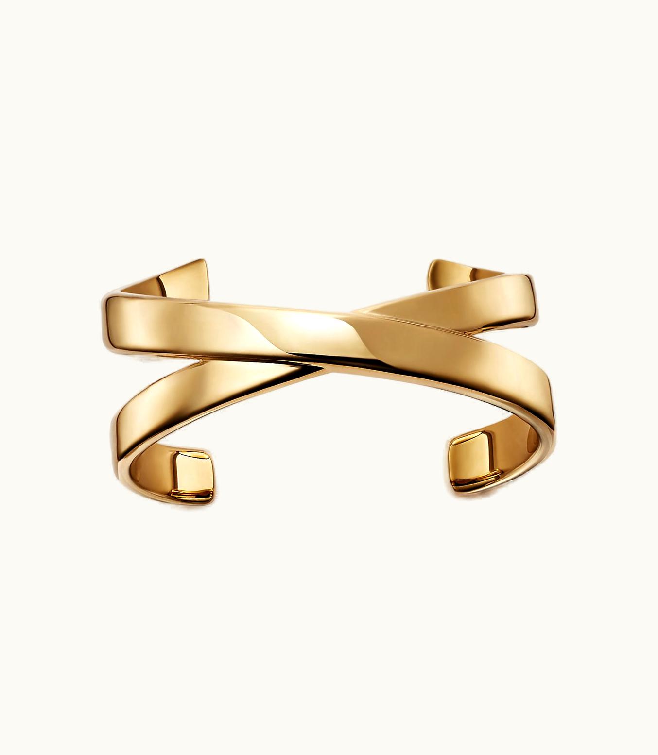 Tiffany & Co Paloma's Graffiti X Cuff In 18Ct Gold, Small