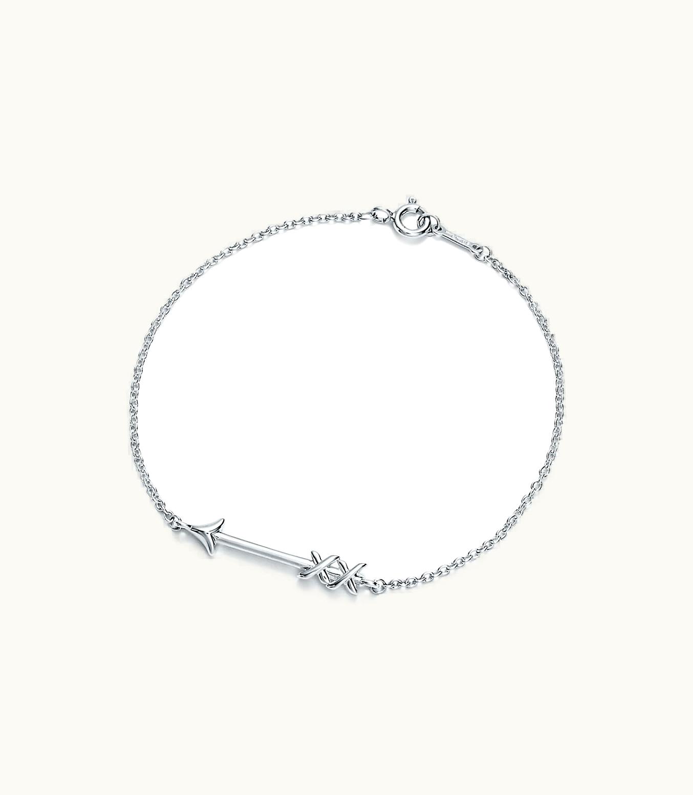 Tiffany & Co Paloma's Graffiti Arrow Bracelet In Sterling Silver, Medium