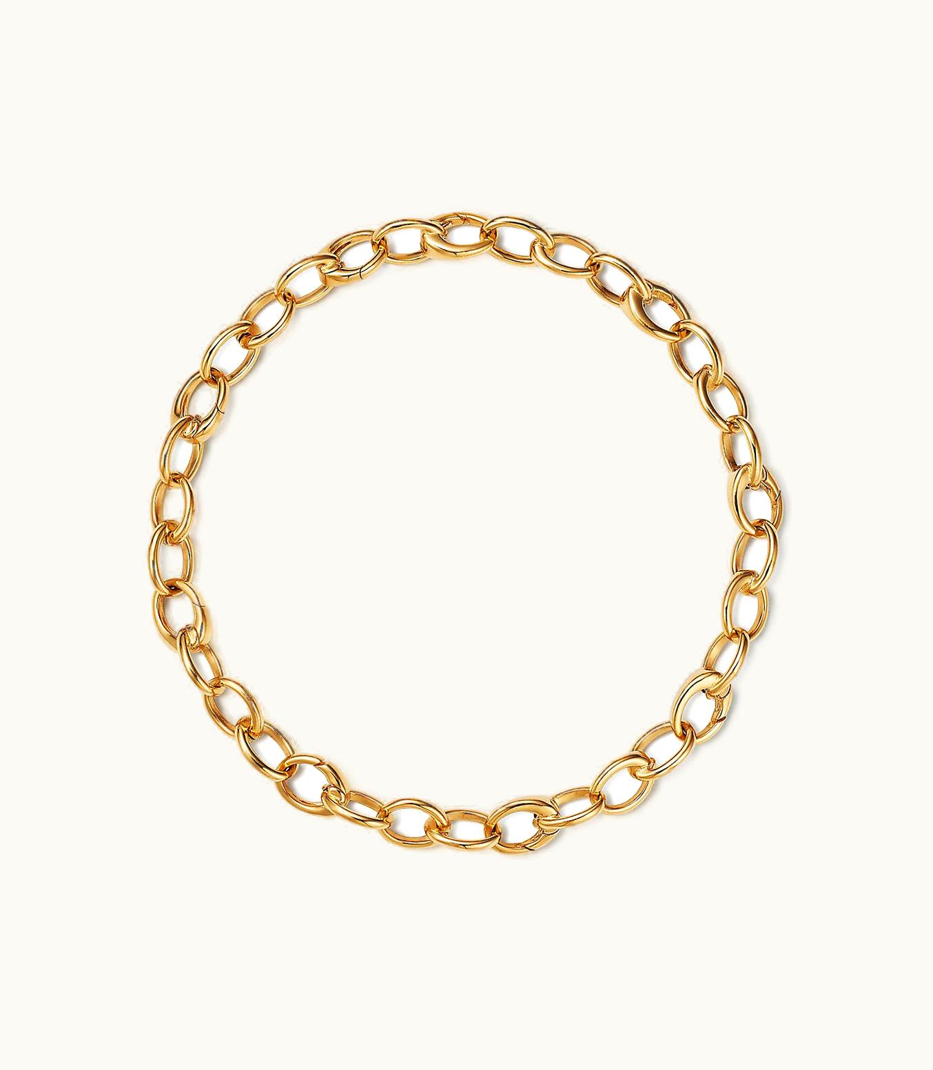 Tiffany & Co Oval Link Bracelet In 18K Gold, Medium
