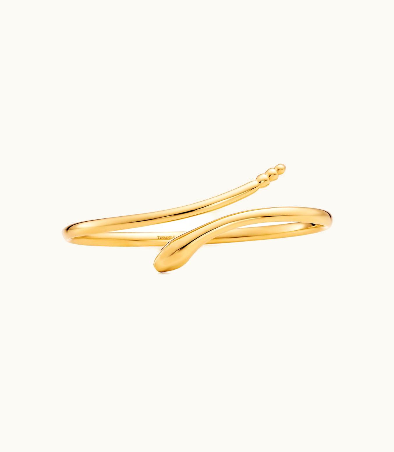 Tiffany & Co Elsa Peretti® Snake Bangle In 18K Gold, Small