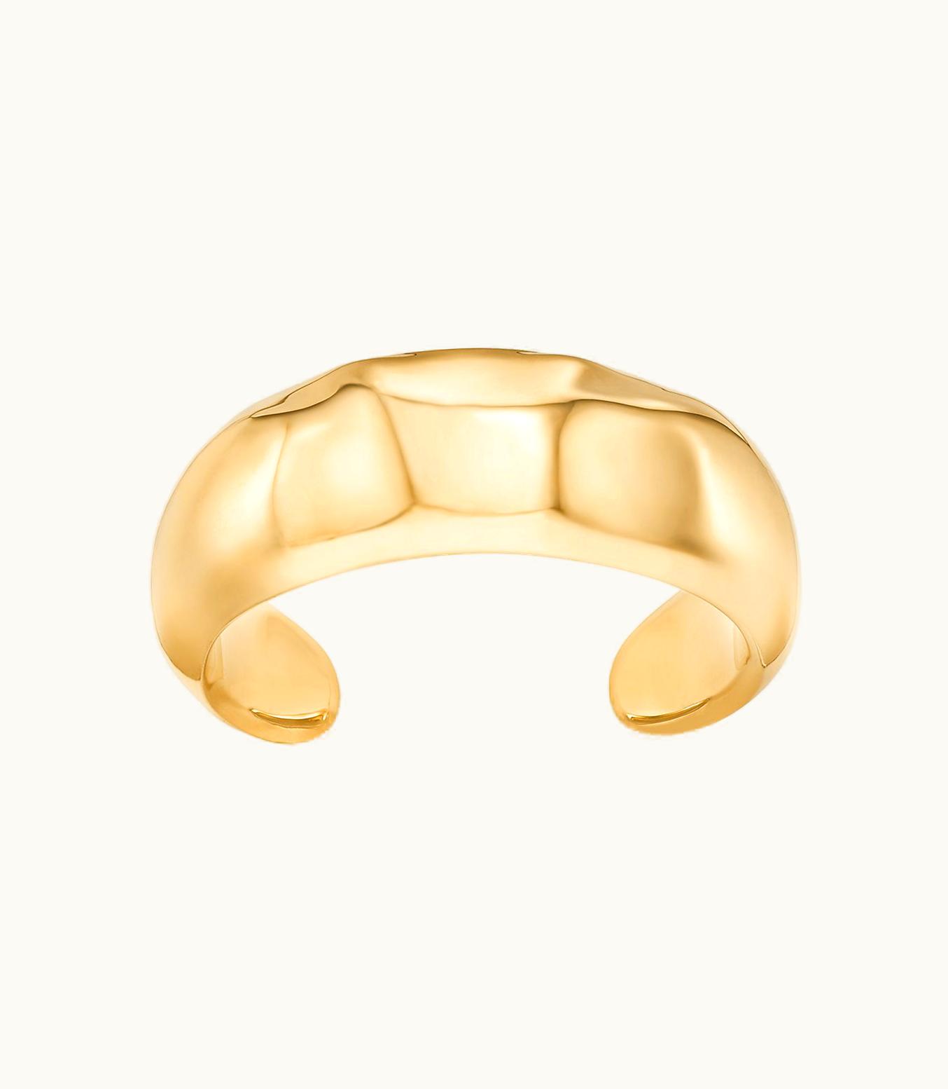 Tiffany & Co Elsa Peretti® Faceted Narrow Cuff In 18Ct Gold, Small