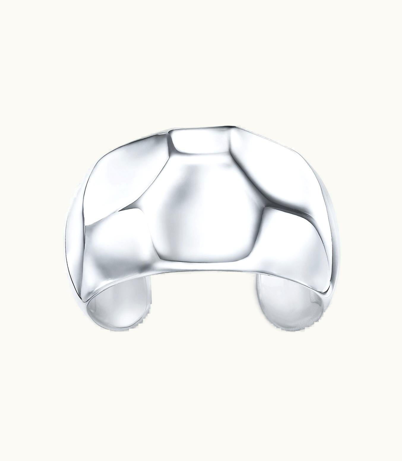 Tiffany & Co Elsa Peretti® Faceted Cuff In Sterling Silver, Small
