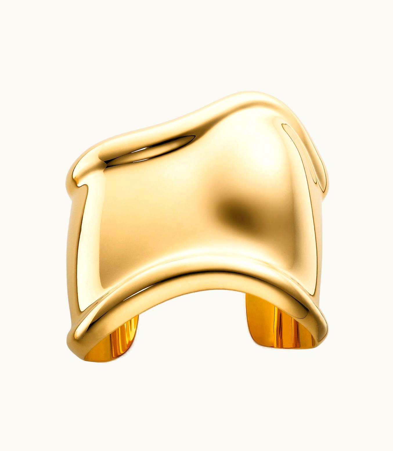 Tiffany & Co Elsa Peretti® Medium Bone Cuff In 18K Gold, 61 Mm Wide