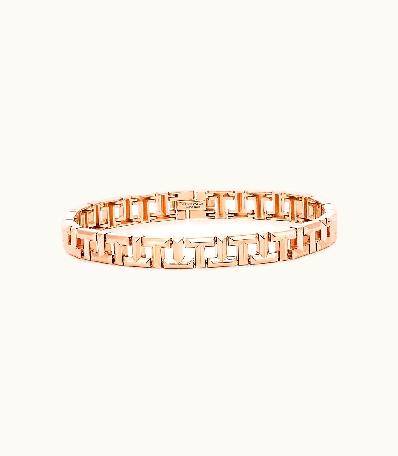 Tiffany & Co Tiffany T True Narrow Bracelet In 18K Rose Gold, Small
