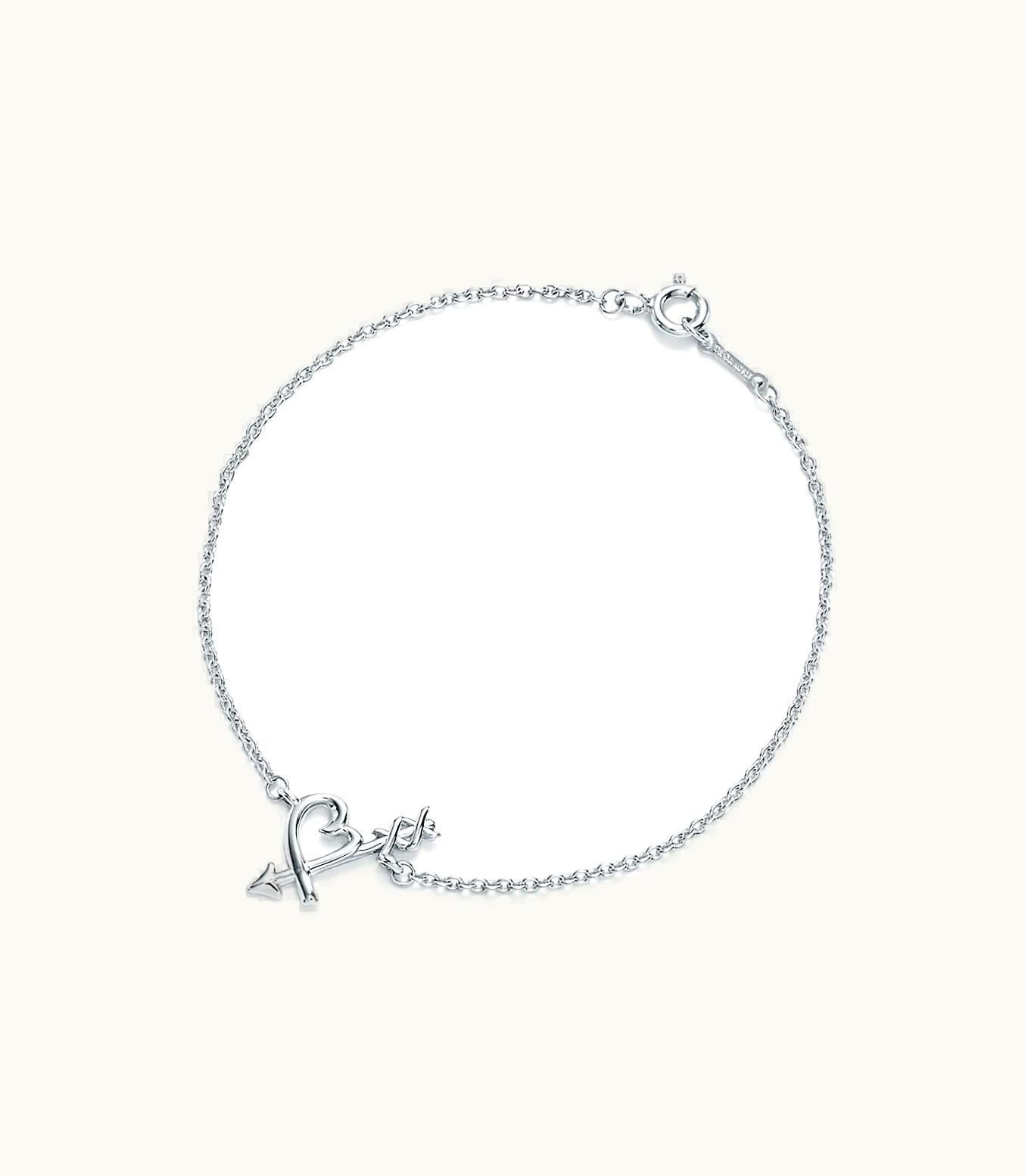 Tiffany & Co Paloma Picasso® Loving Heart Arrow Bracelet In Sterling Silver, Medium