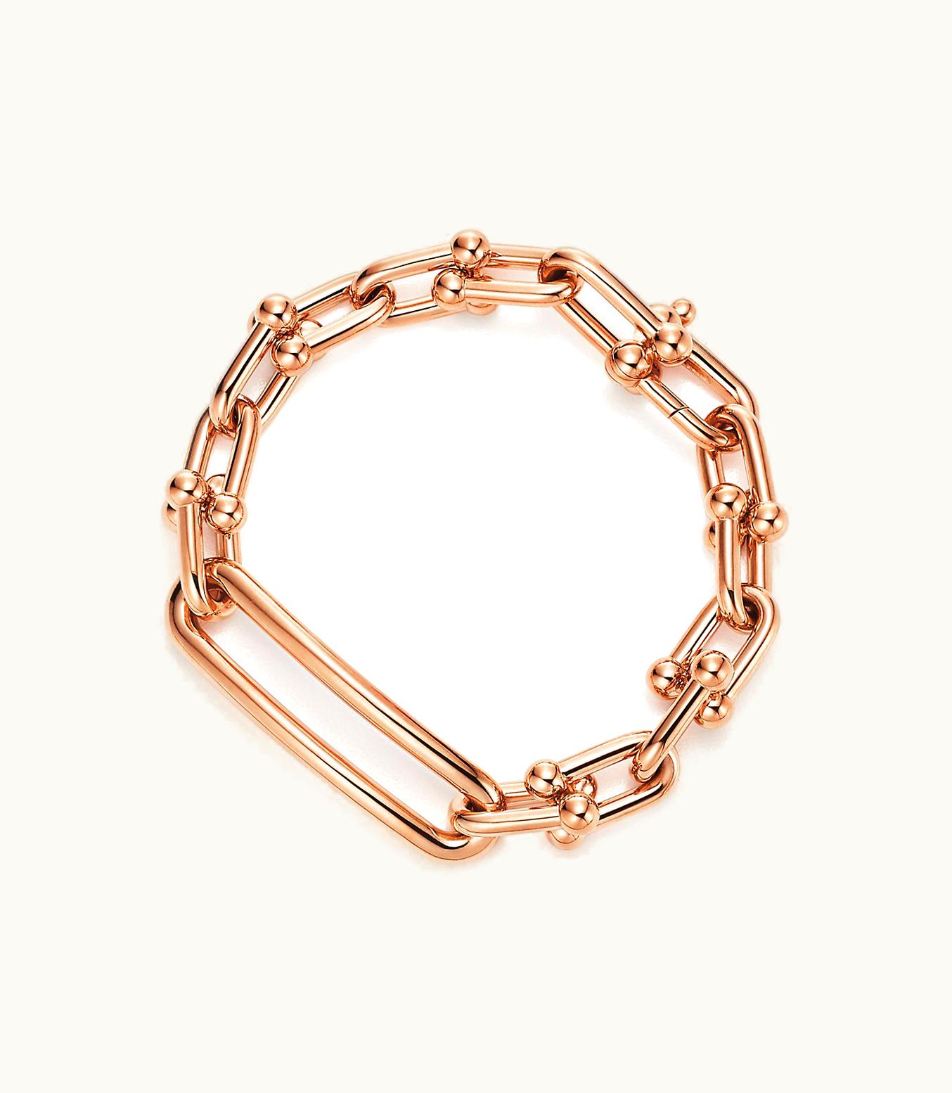 Tiffany & Co Tiffany Hardwear Elongated Link Bracelet In Rose Gold