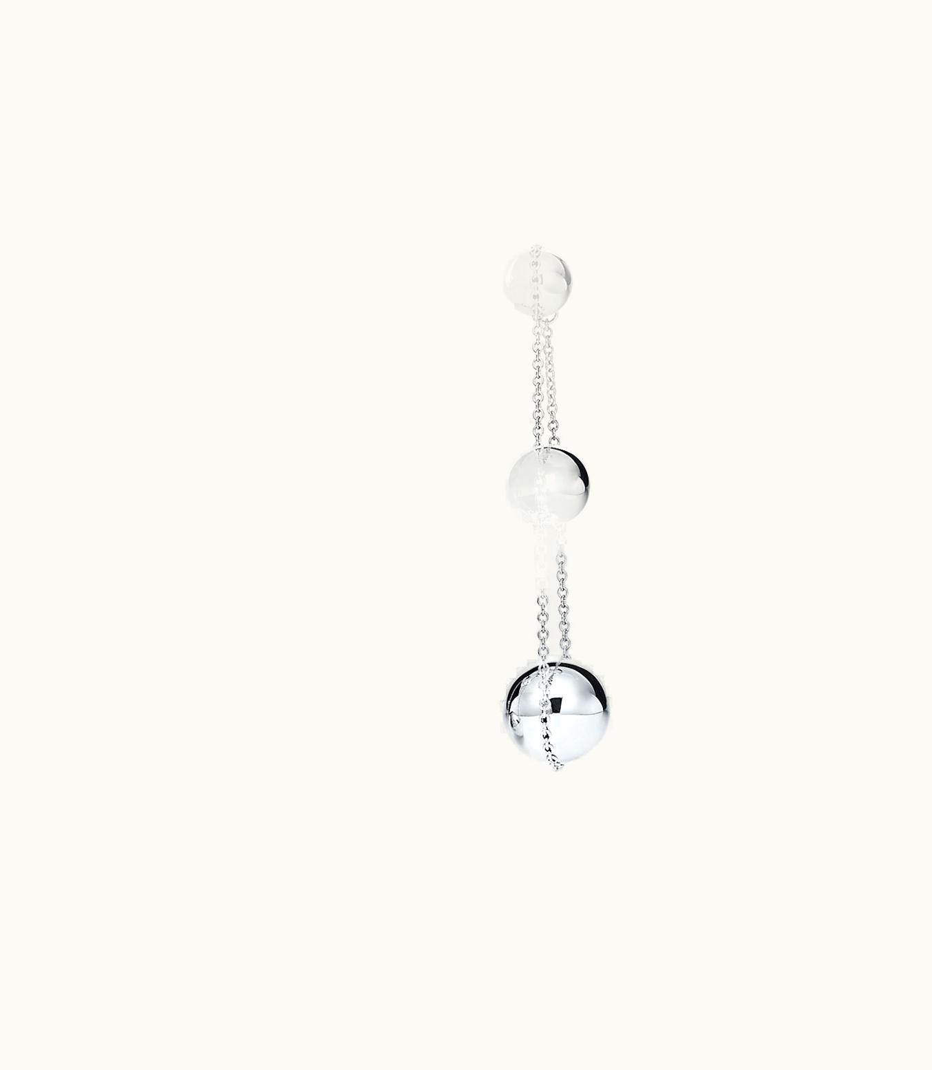 Tiffany & Co Tiffany Hardwear Triple Drop Earrings In Sterling Silver