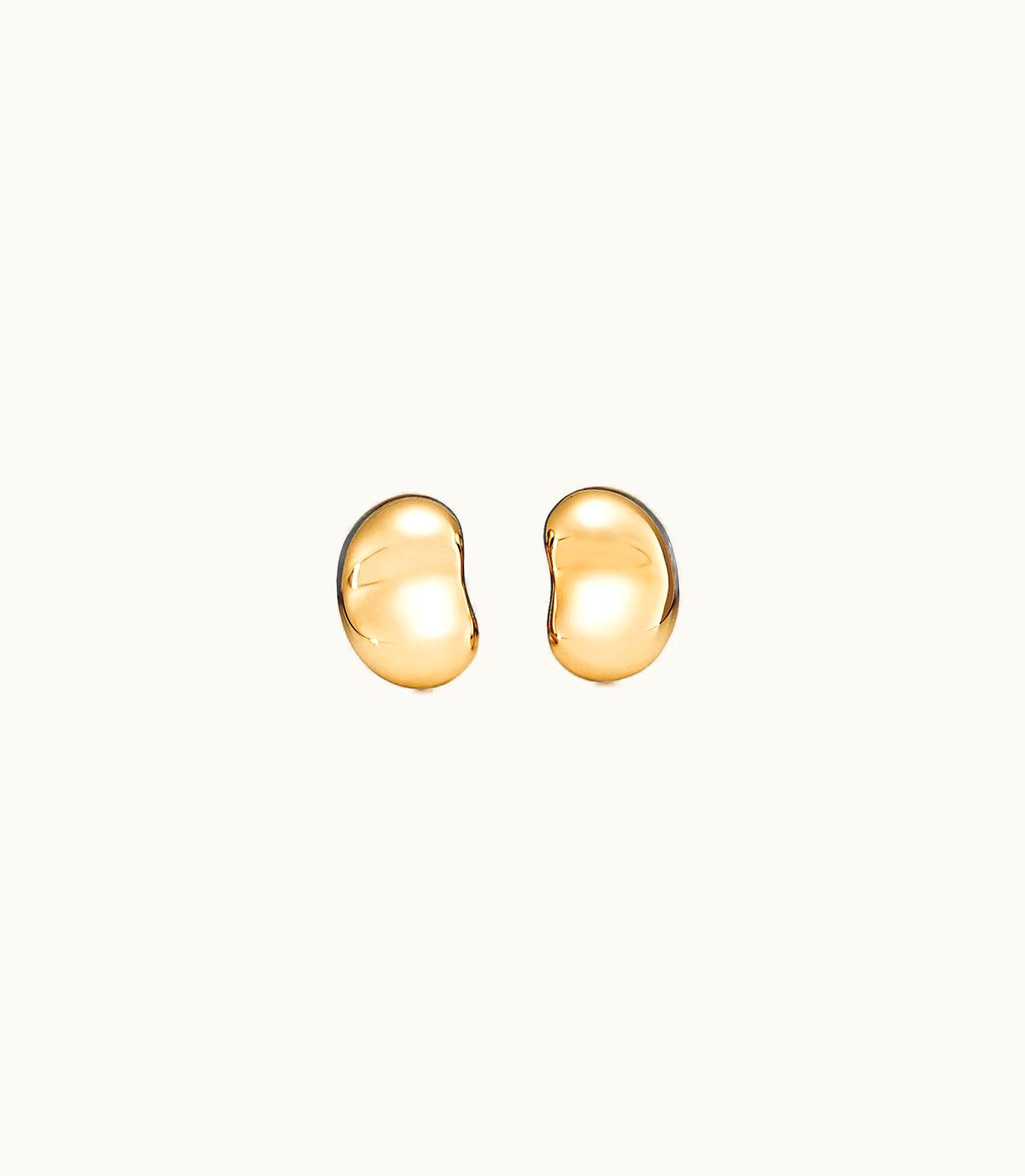 Tiffany & Co Elsa Peretti® Bean Design Earrings In 18K Gold