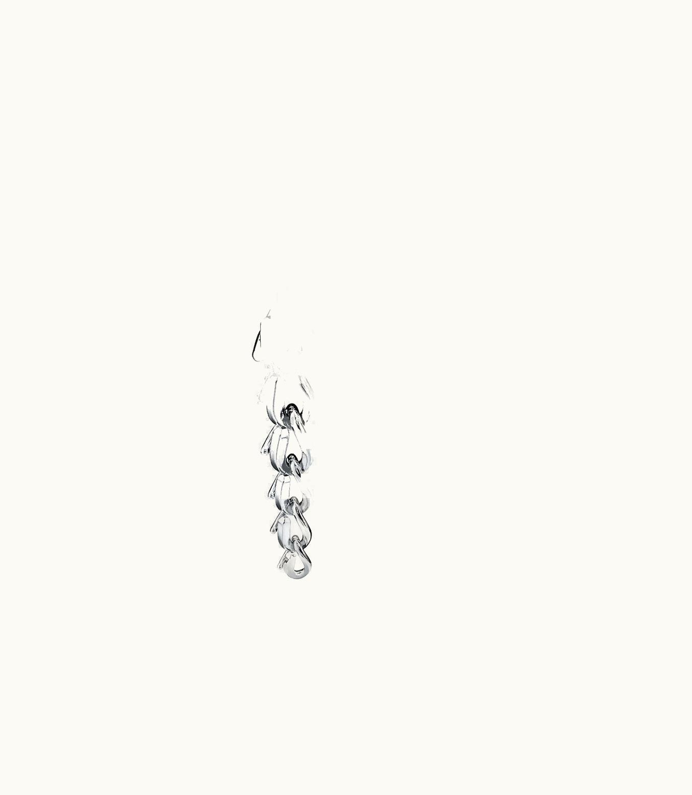 Tiffany & Co Tiffany Forge Drop Link Earrings In High-Polished Sterling Silver