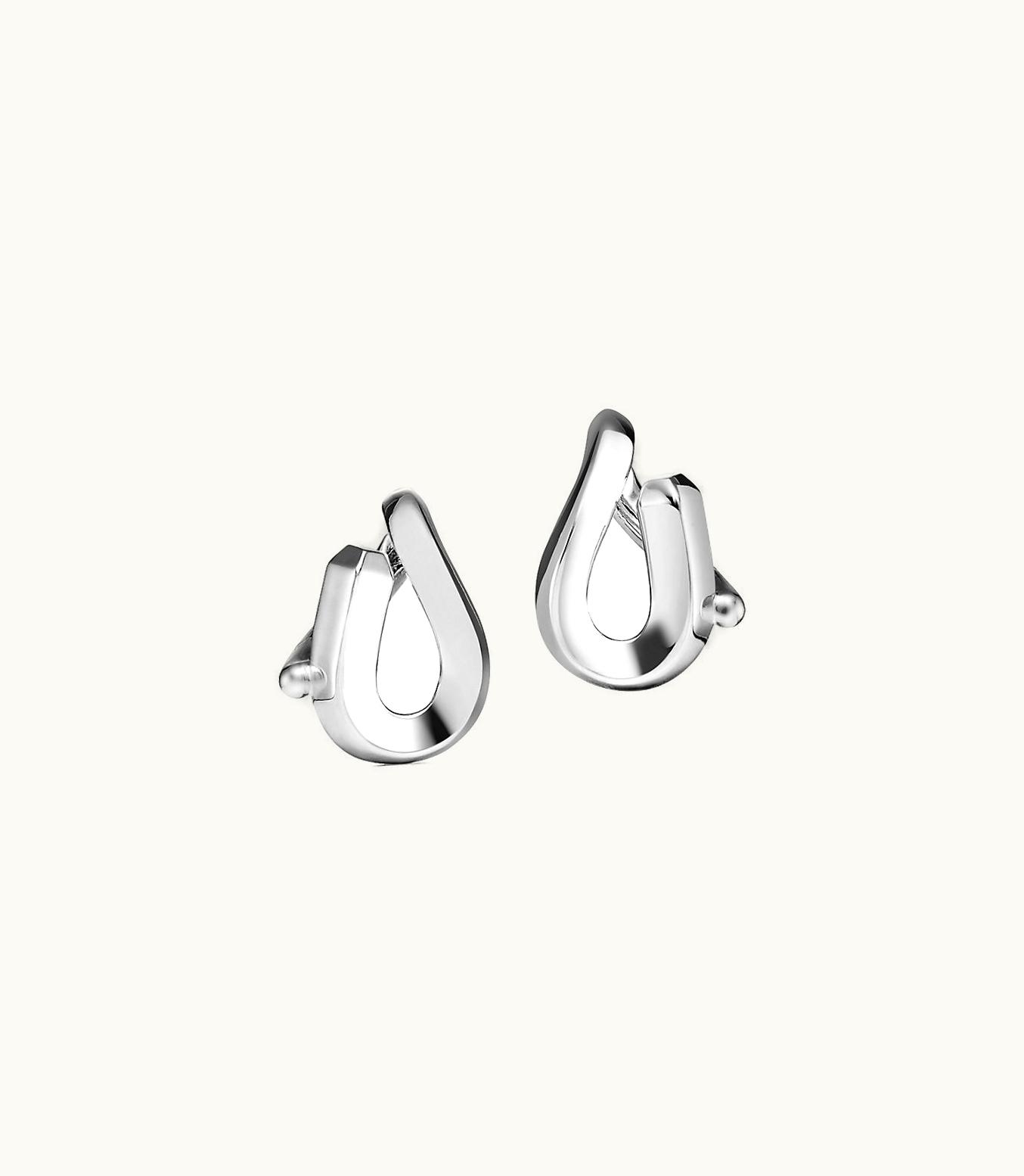Tiffany & Co Tiffany Forge Single-Link Earrings In High- Polished Sterling Silver