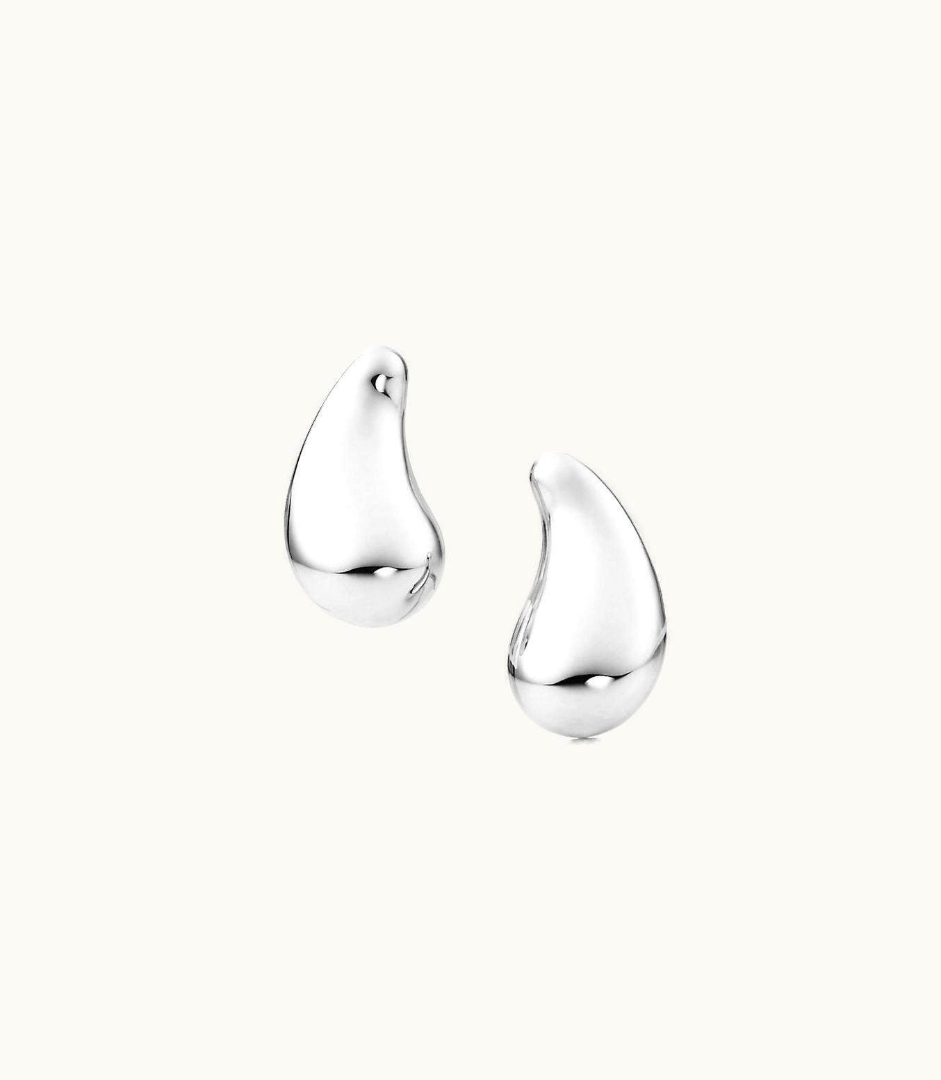 Tiffany & Co Elsa Peretti® Teardrop Earrings In Sterling Silver
