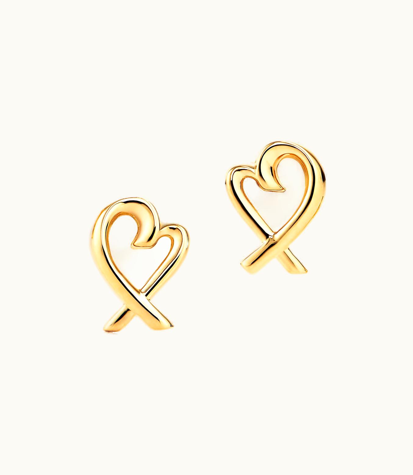 Tiffany & Co Paloma Picasso® Loving Heart Earrings In 18K Gold