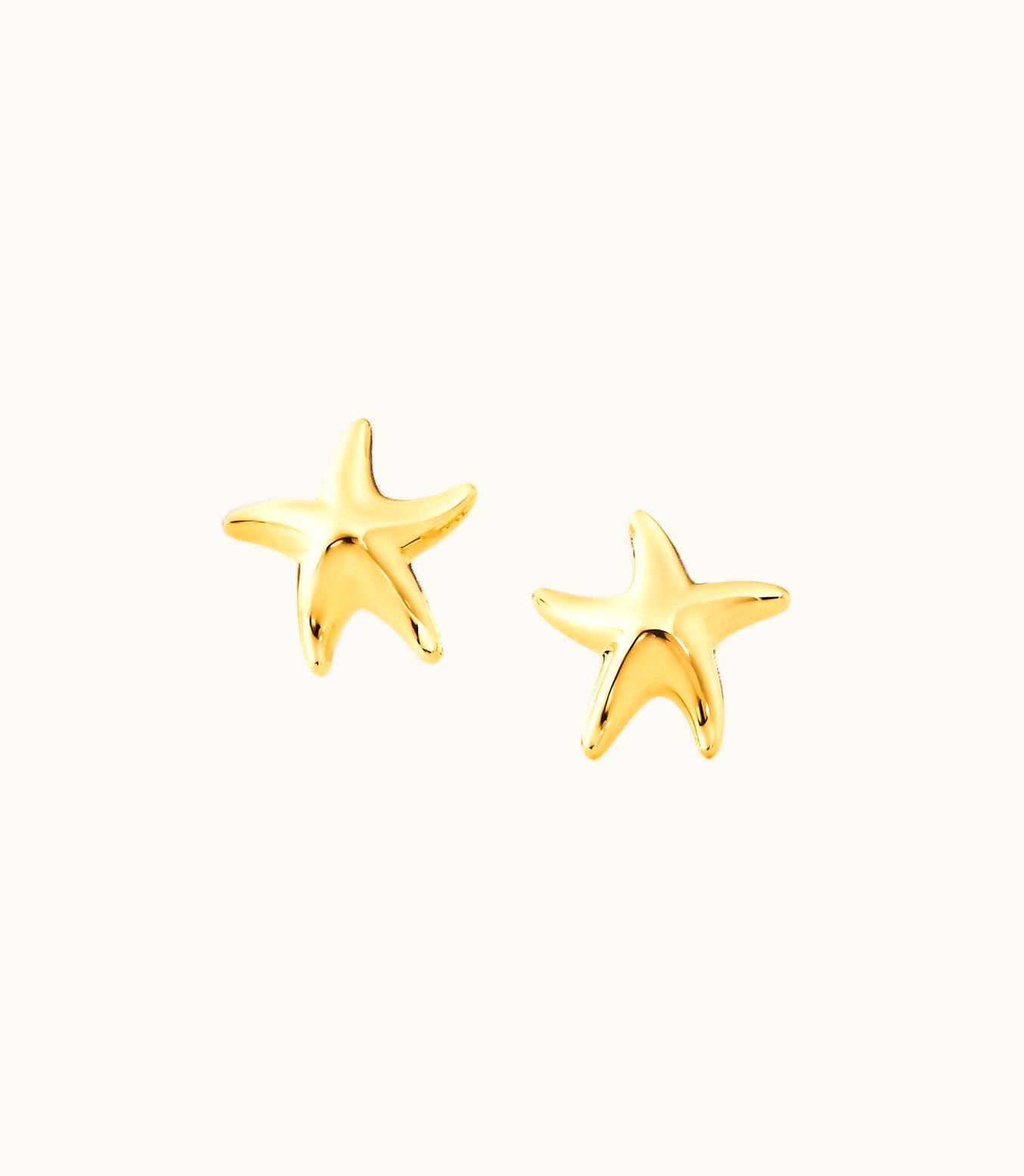 Tiffany & Co Elsa Peretti® Starfish Earrings In 18K Gold