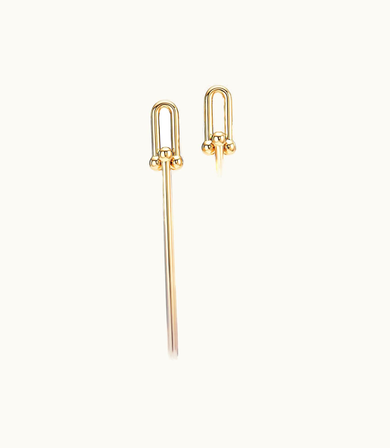 Tiffany & Co Tiffany Hardwear Double Long Link Earrings In Yellow Gold