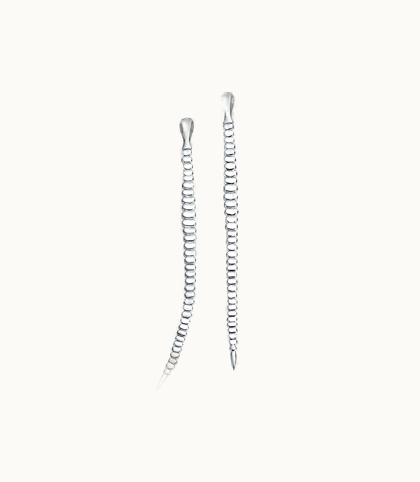 Tiffany & Co Elsa Peretti® Snake Earrings In Sterling Silver, Large