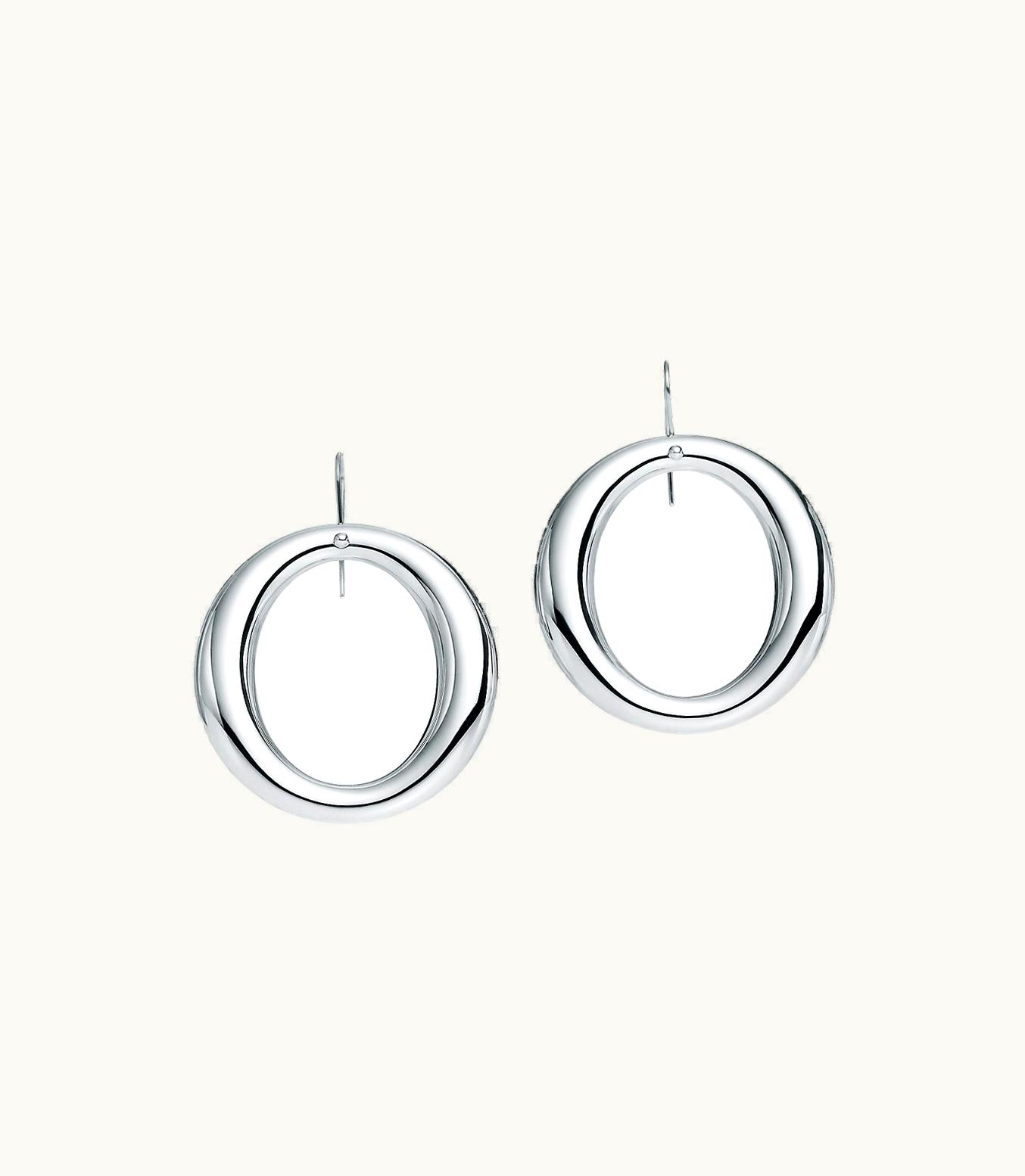 Tiffany & Co Elsa Peretti® Sevillana Hook Earrings In Sterling Silver, Medium