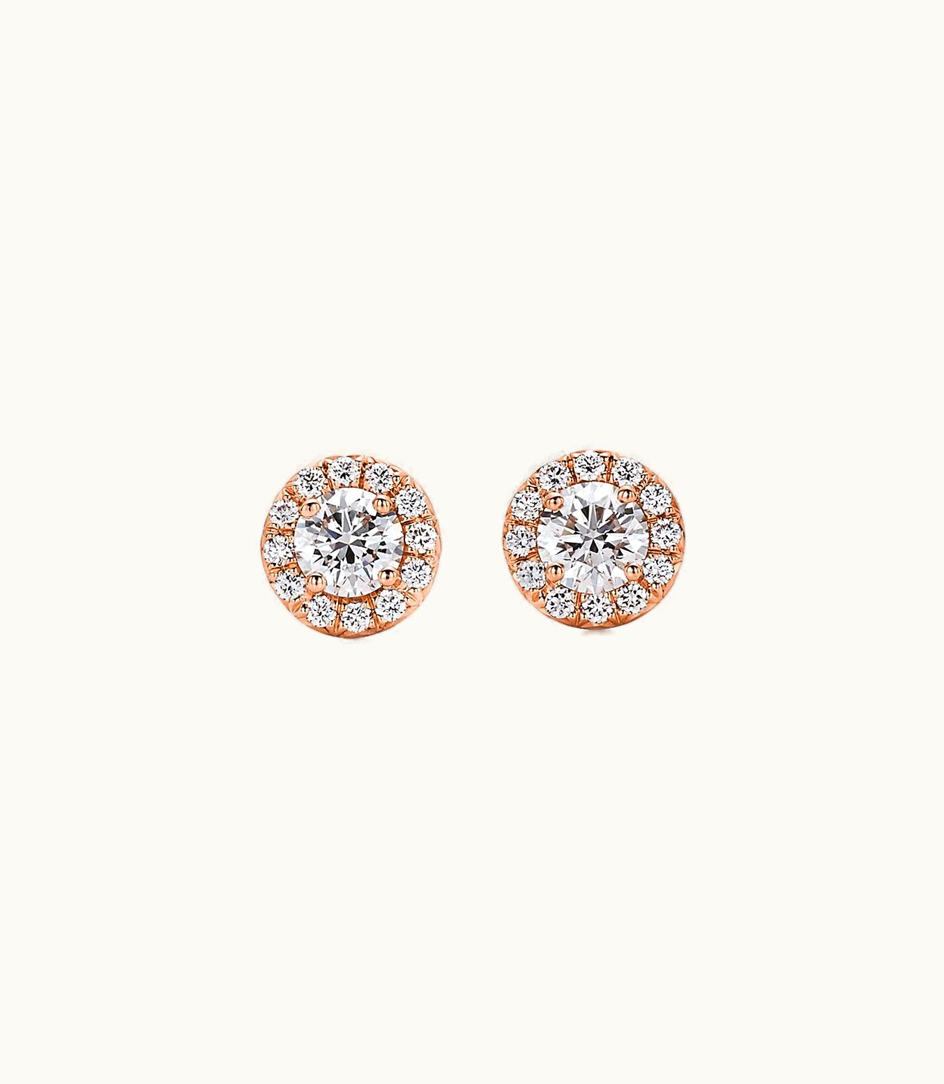 Tiffany & Co Tiffany Soleste Earrings In 18K Rose Gold With Diamonds