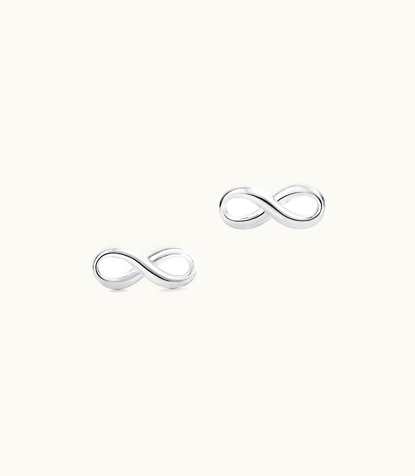 Tiffany & Co Tiffany Infinity Earrings In Sterling Silver, Mini