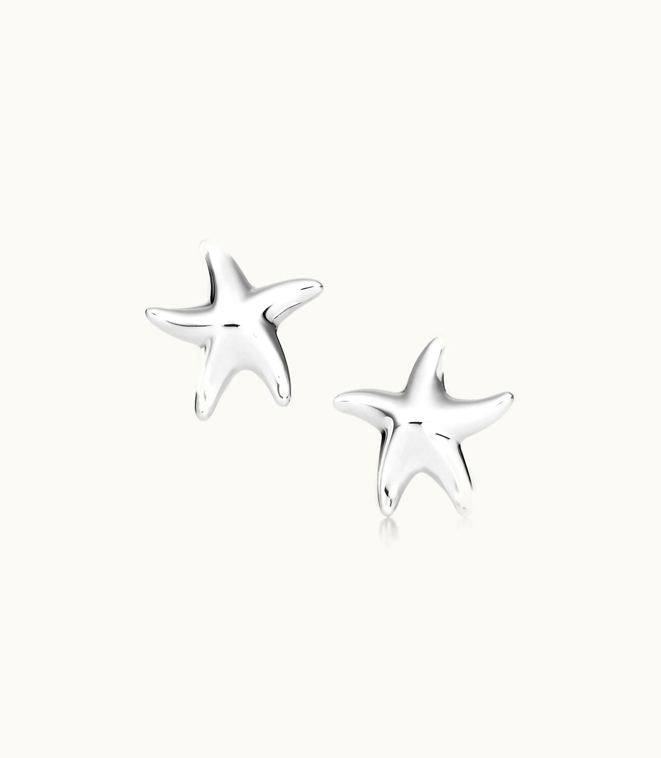 Tiffany & Co Elsa Peretti® Starfish Earrings In Sterling Silver