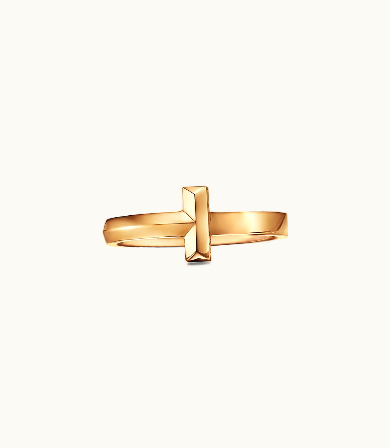 Tiffany & Co Tiffany T T1 Ring In Yellow Gold, 2.5 Mm Wide