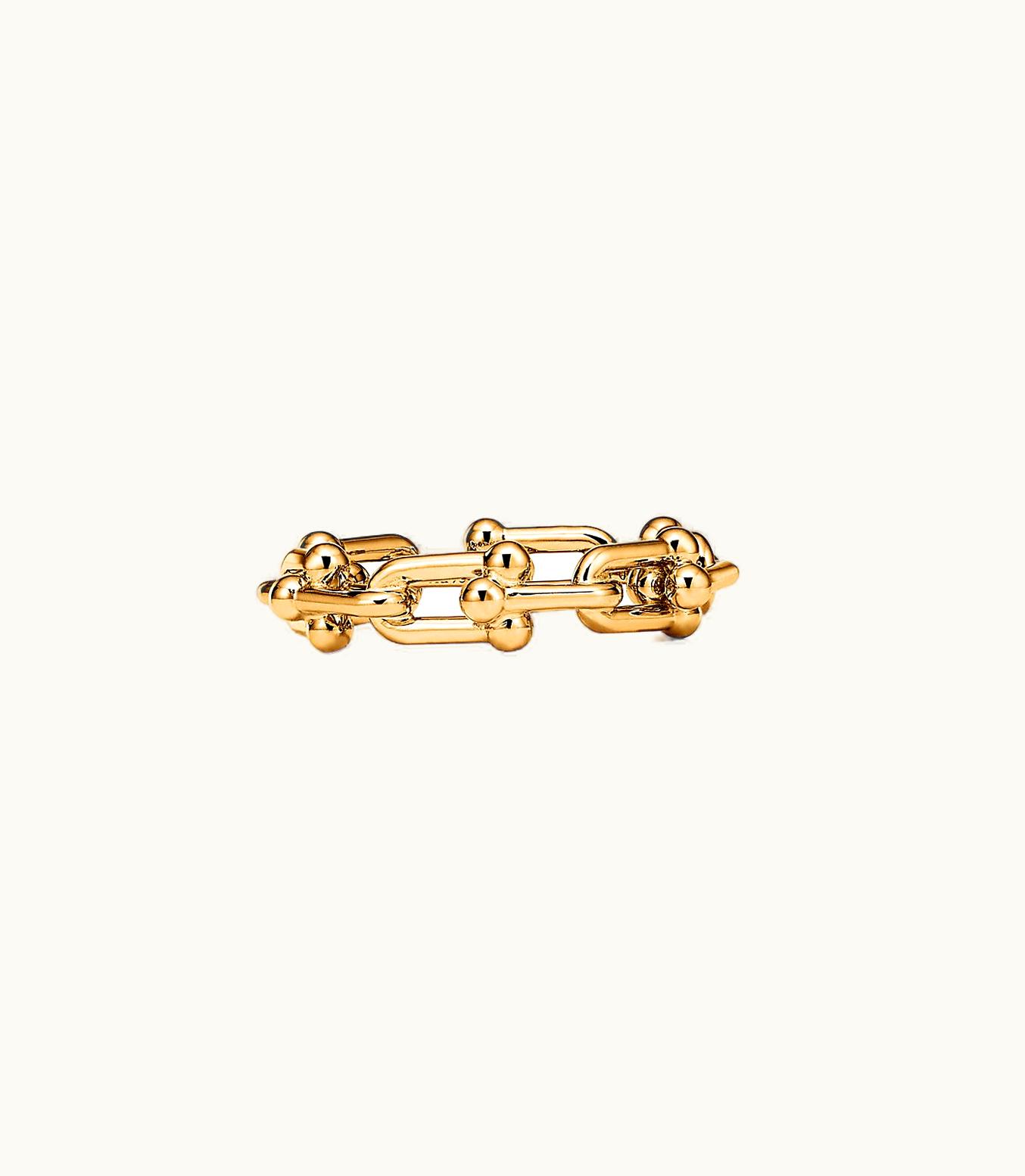 Tiffany & Co Tiffany Hardwear Micro Link Ring In Yellow Gold
