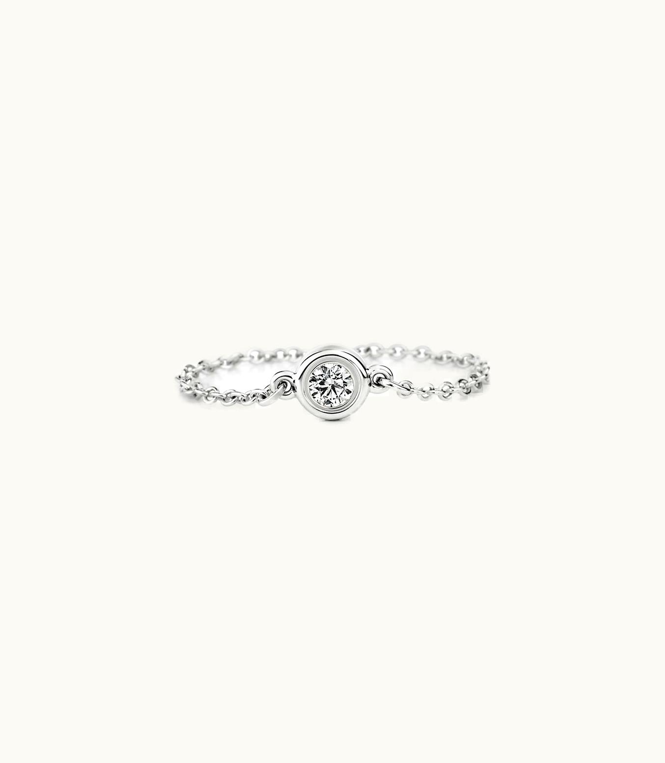 Tiffany & Co Elsa Peretti® Diamonds By The Yard® Ring In Sterling Silver