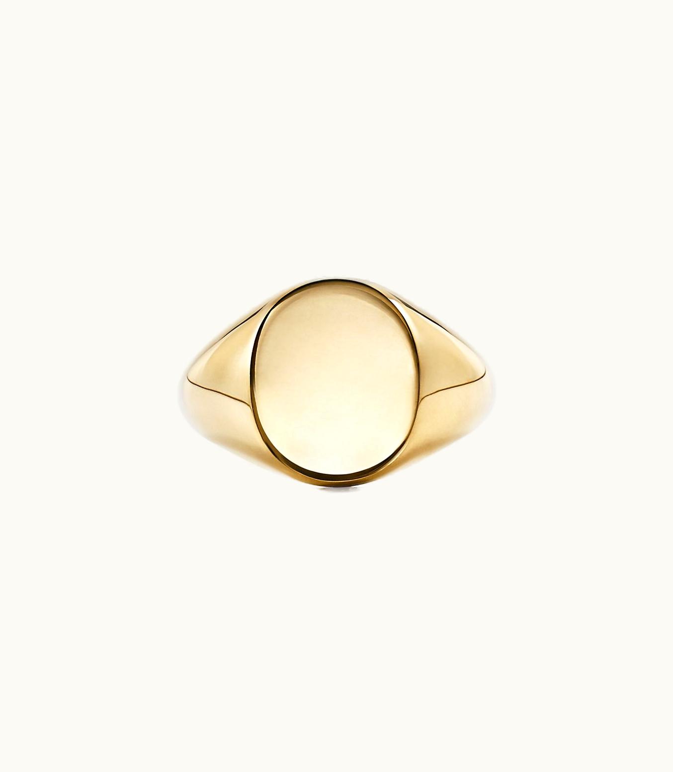 Tiffany & Co Signet Ring In 18K Gold