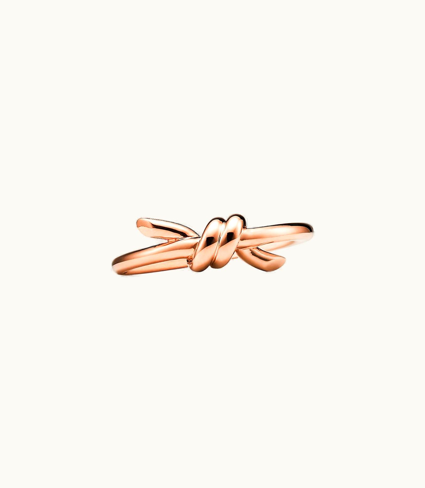 Tiffany & Co Tiffany Knot Ring In Rose Gold