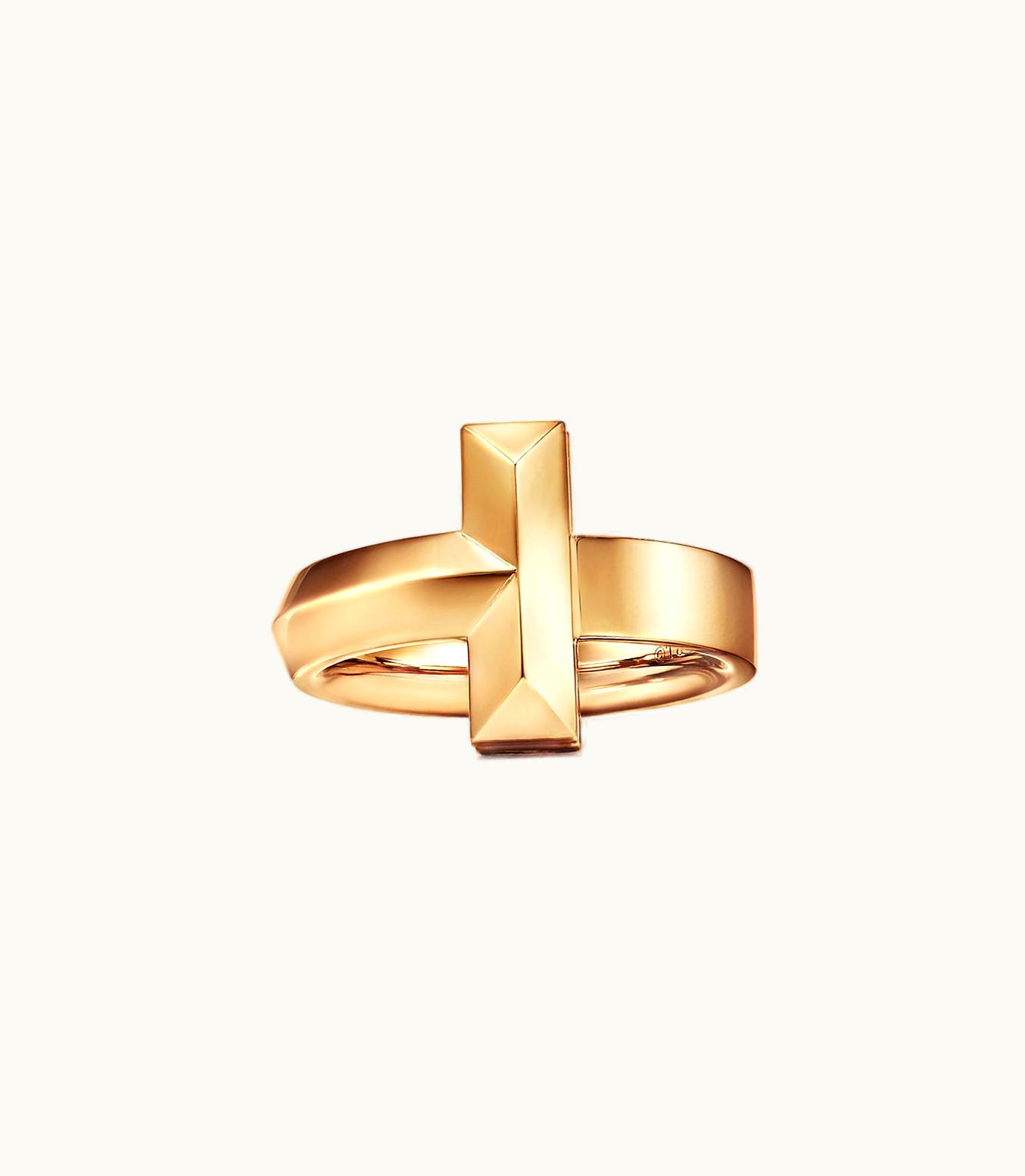 Tiffany & Co Tiffany T T1 Ring In Yellow Gold, 4.5 Mm Wide