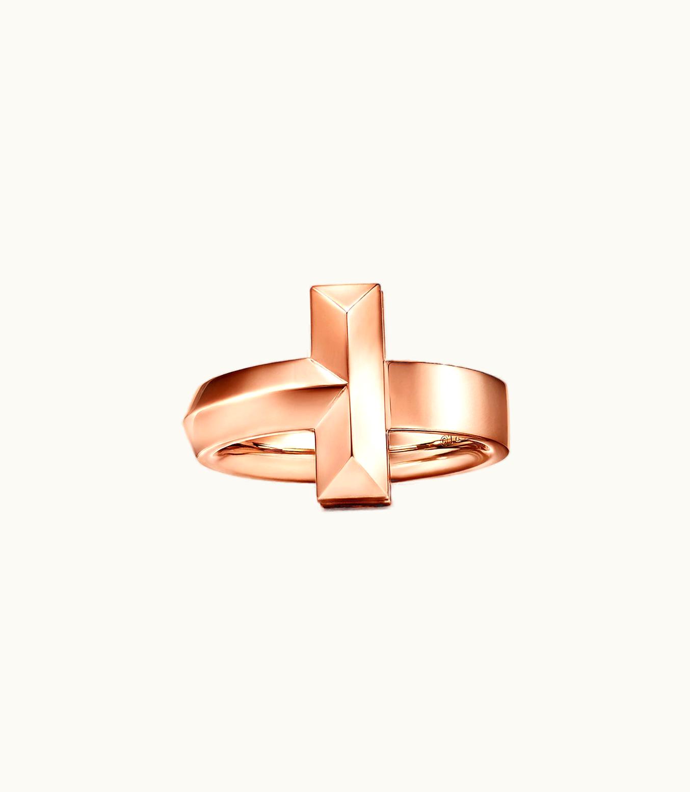Tiffany & Co Tiffany T T1 Ring In Rose Gold, 4.5 Mm