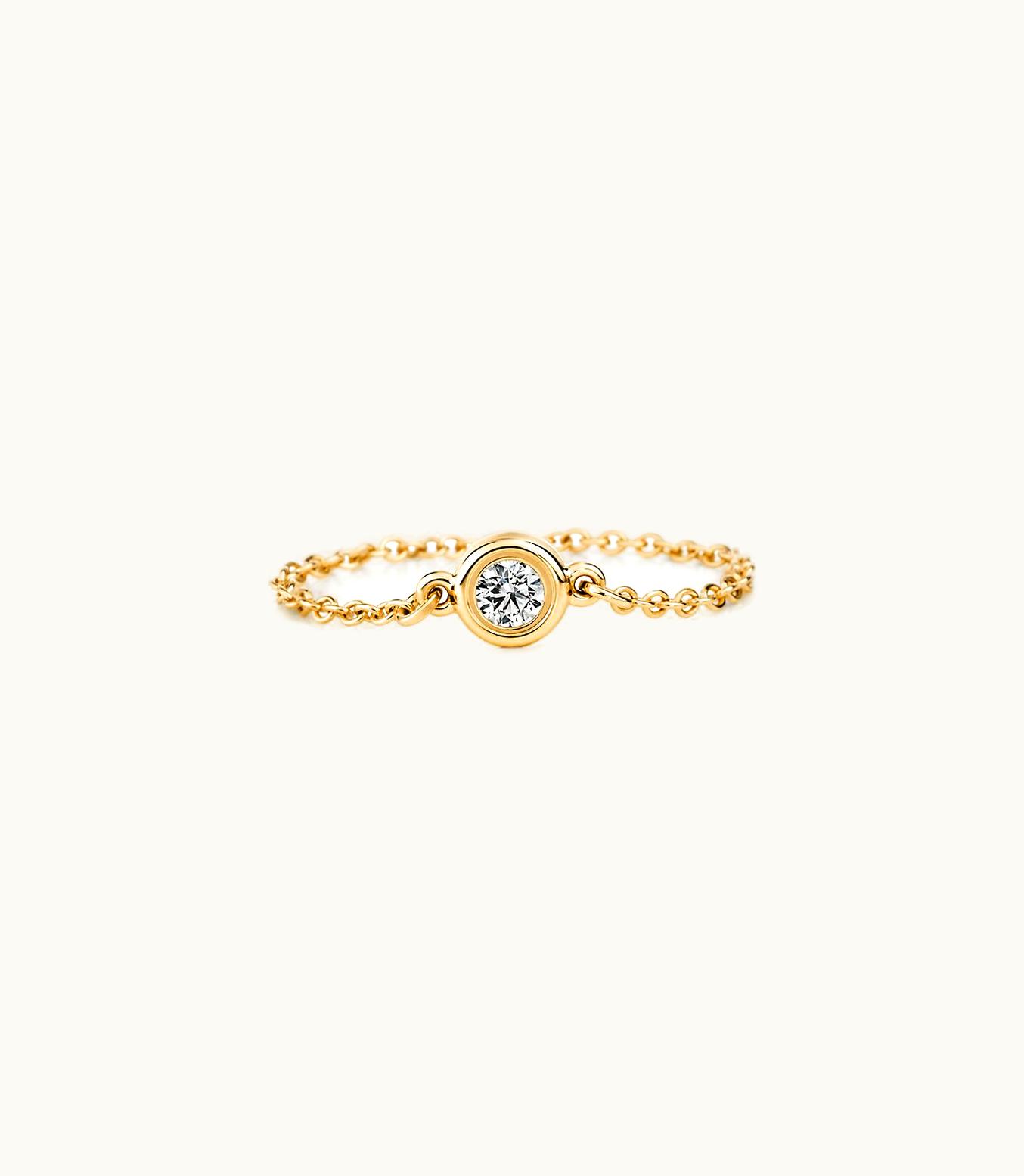 Tiffany & Co Elsa Peretti® Diamonds By The Yard® Ring In 18K Gold