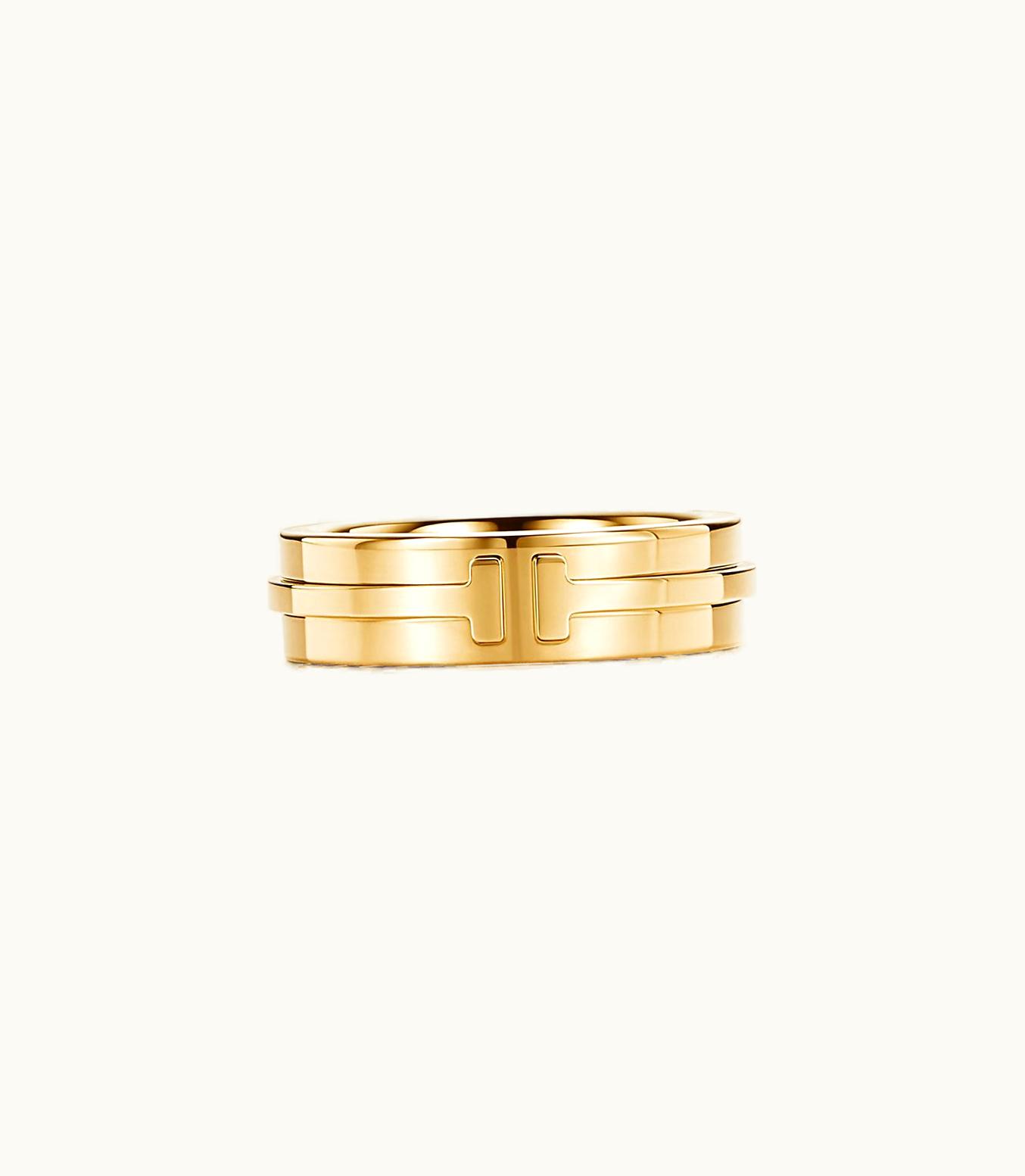 Tiffany & Co Tiffany T Wide Ring In 18K Gold, 5.5 Mm Wide