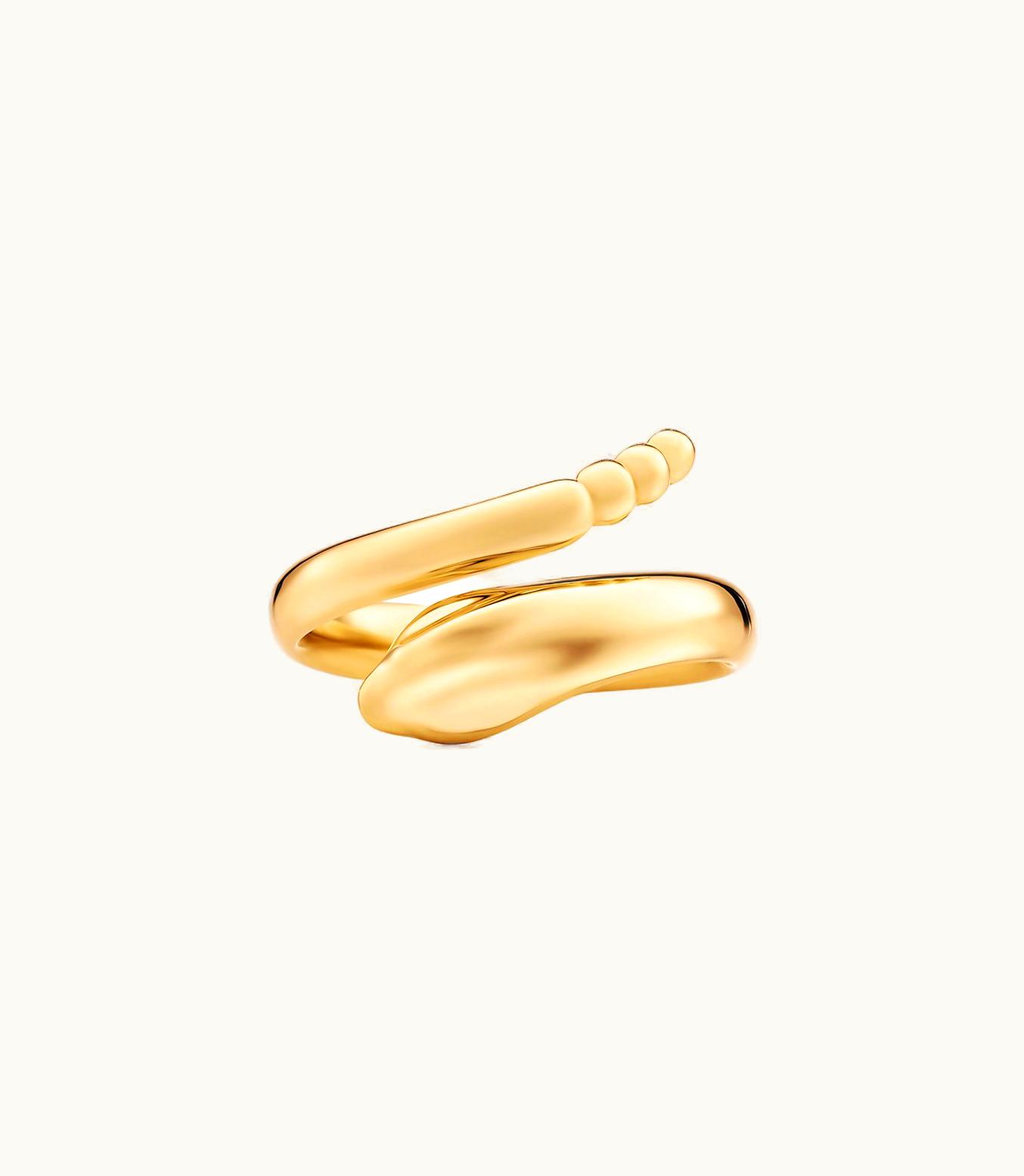 Tiffany & Co Elsa Peretti® Snake Ring In 18K Gold