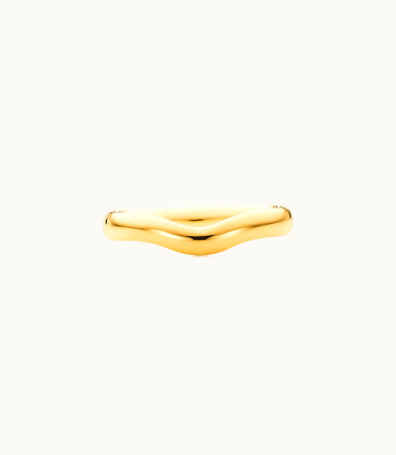 Tiffany & Co Elsa Peretti® Wedding Band Ring In 18K Gold, Wide