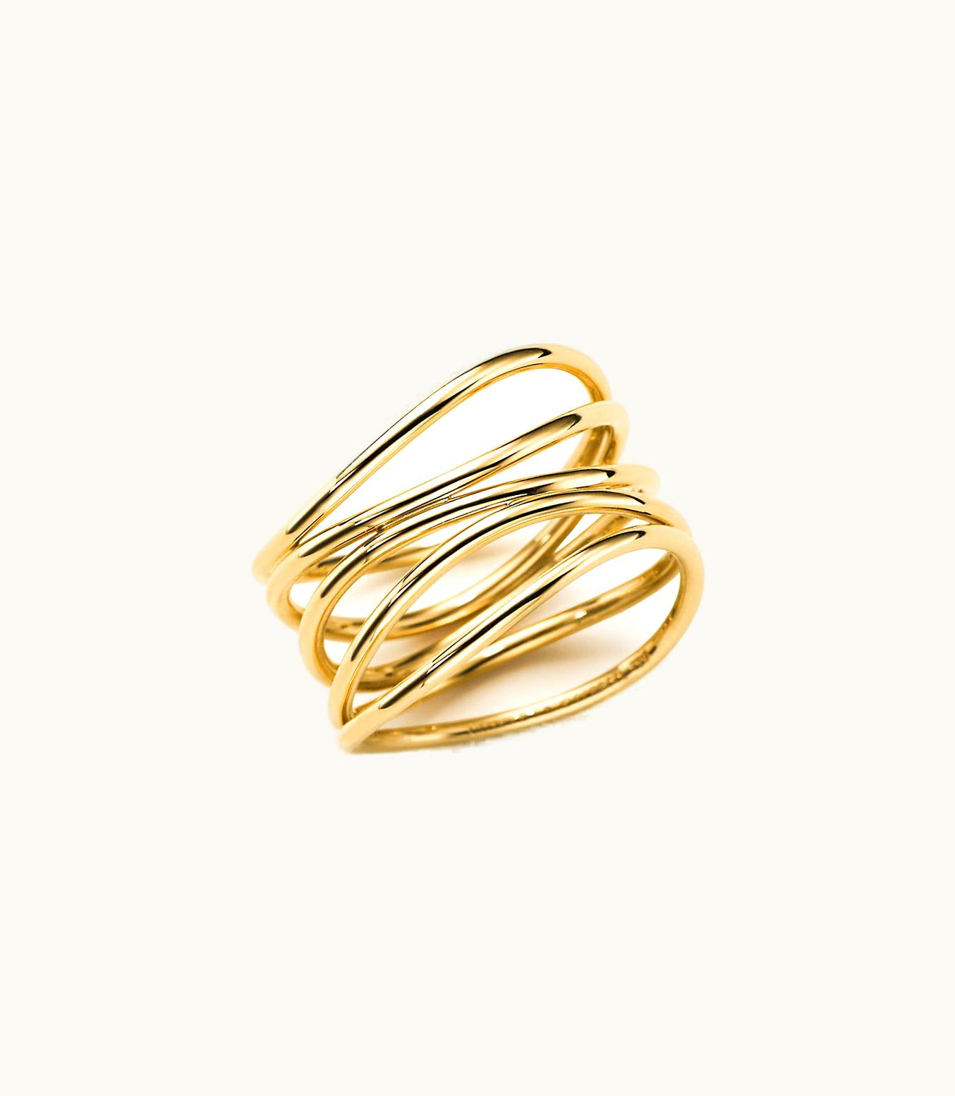 Tiffany & Co Elsa Peretti® Wave Ring In 18K Gold