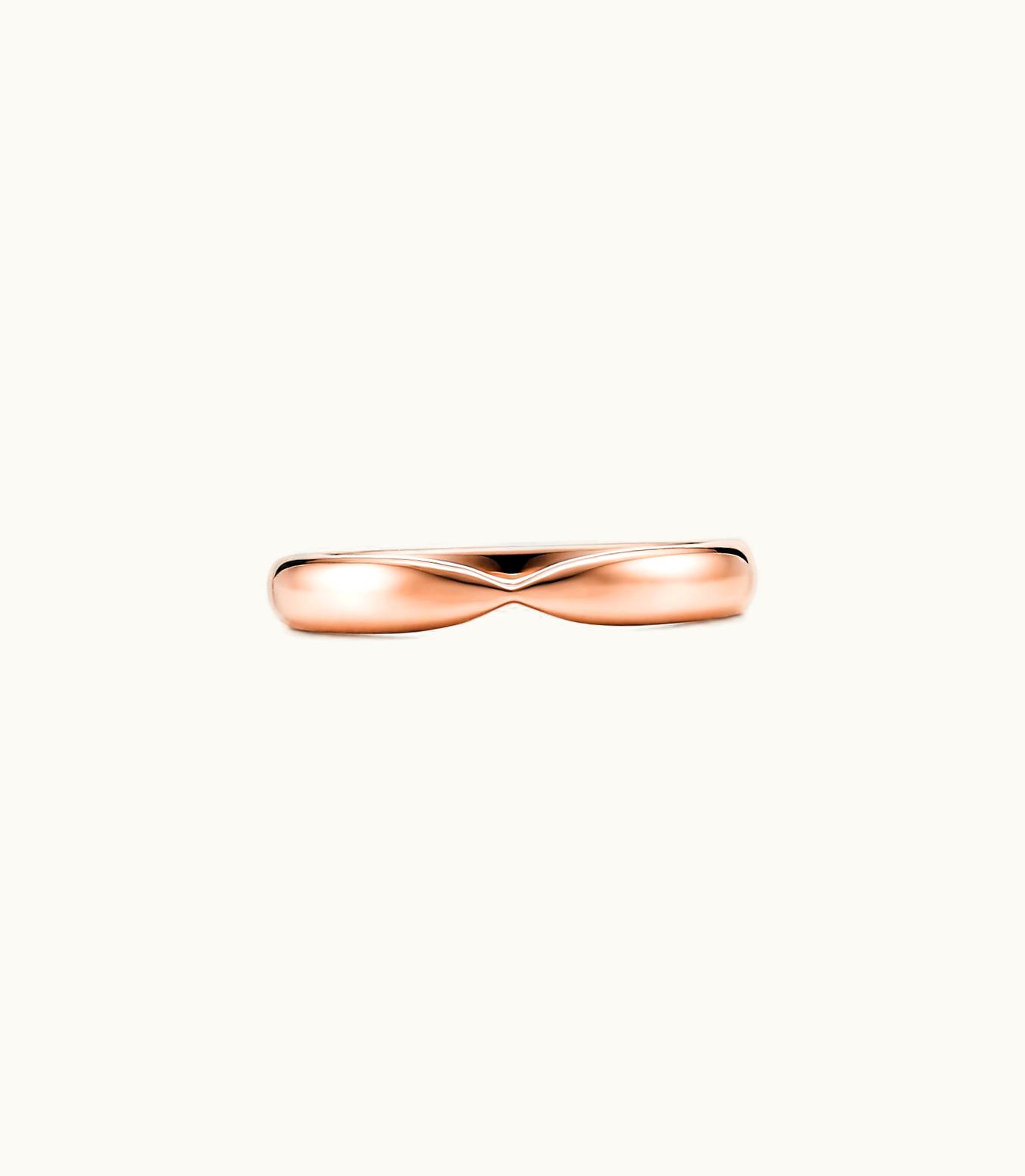 Tiffany & Co Tiffany Harmony® Wedding Band In Rose Gold, 3 Mm