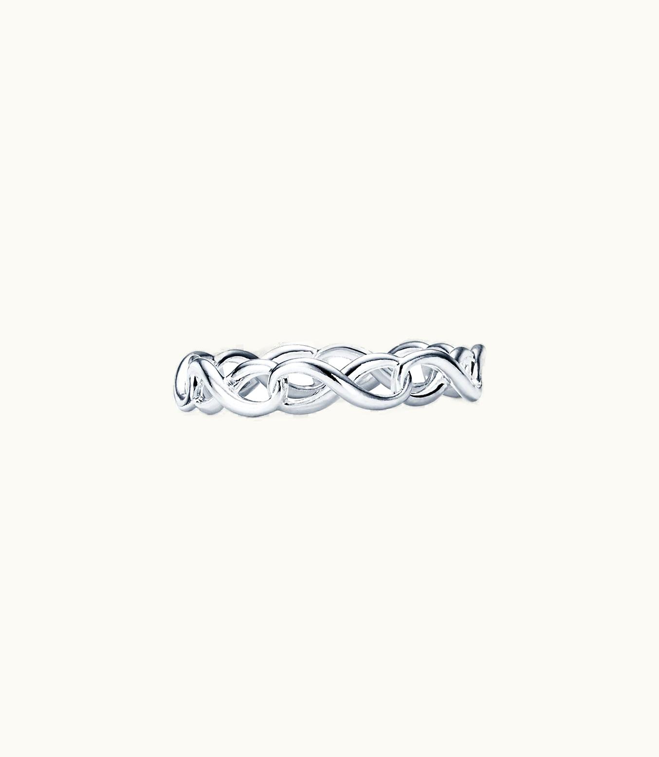 Tiffany & Co Tiffany Infinity Narrow Band Ring In Sterling Silver