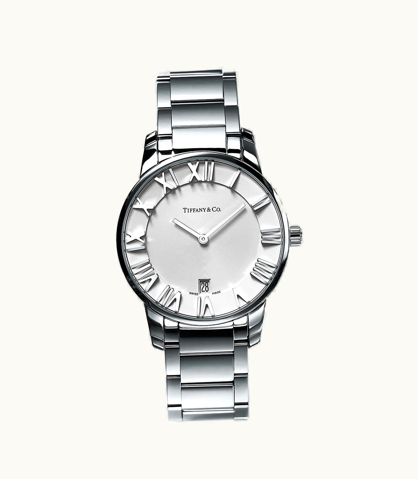 Tiffany & Co Atlas® 2-Hand 37.5 Mm Watch In Stainless Steel