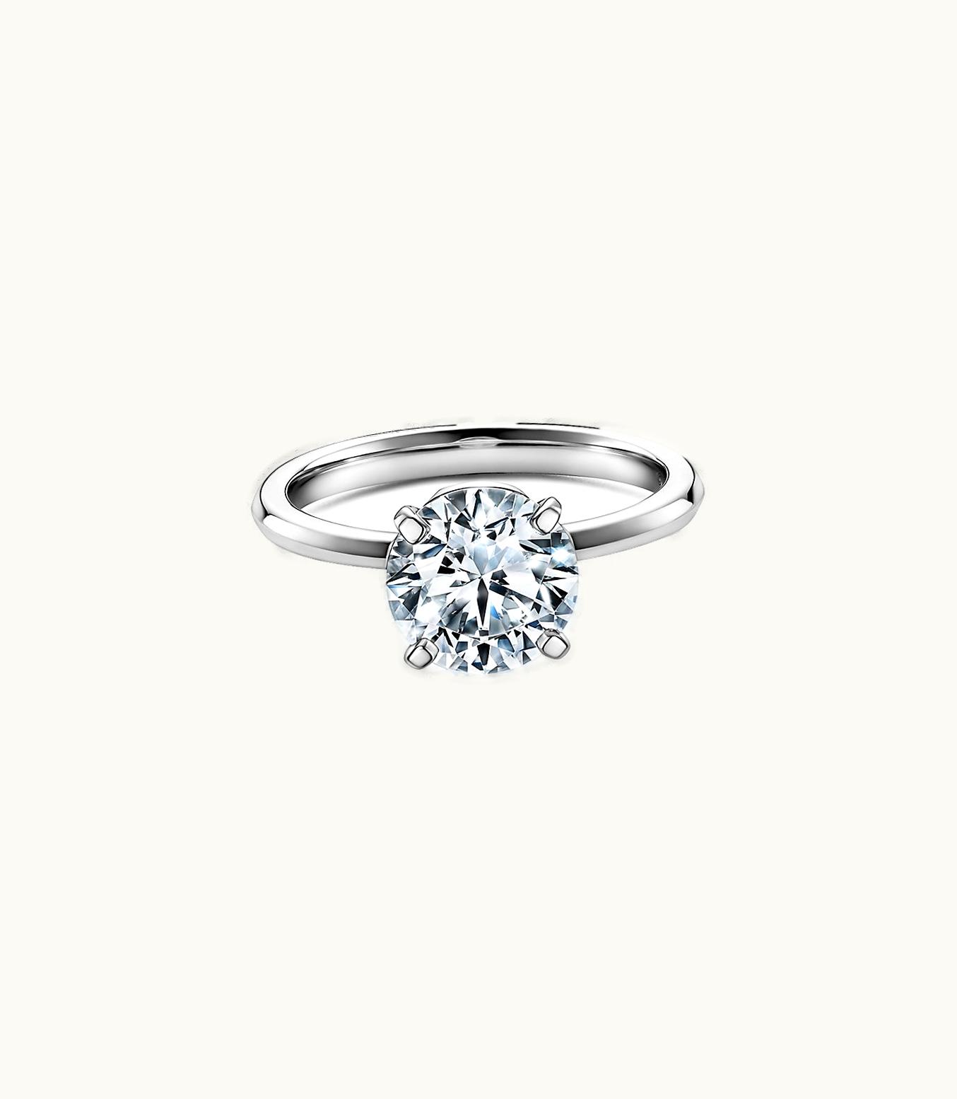 Tiffany & Co Tiffany True® Engagement Ring With A Round Brilliant Diamond
