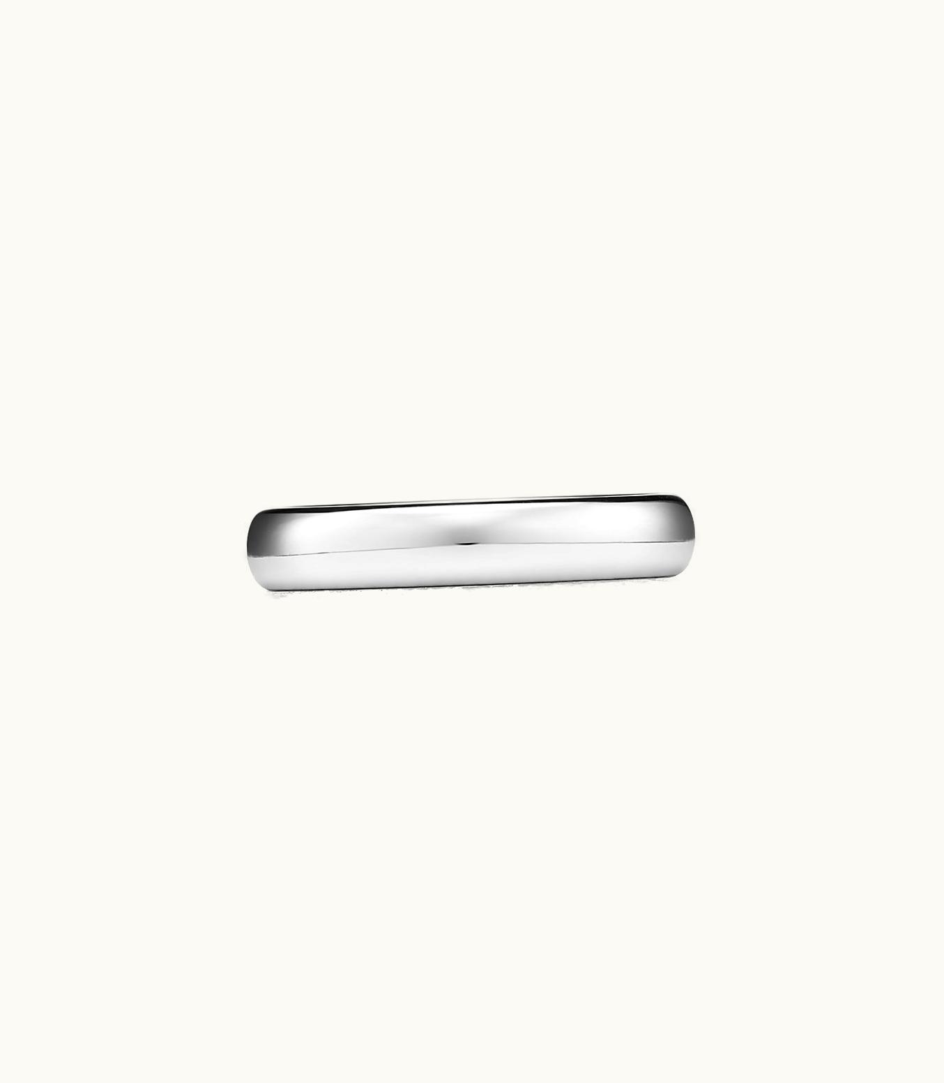 Tiffany & Co Tiffany Forever Wedding Band Ring In Platinum, 4 Mm Wide