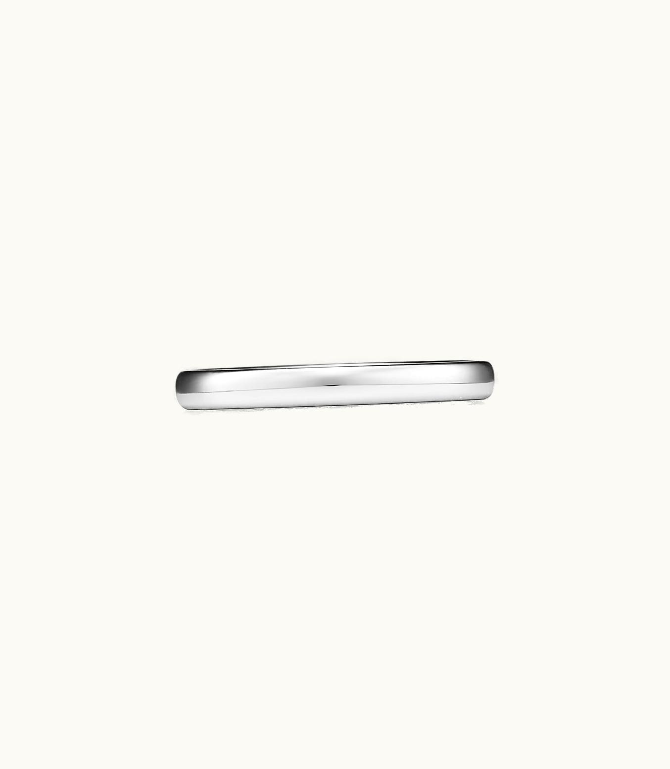 Tiffany & Co Tiffany Forever Wedding Band Ring In Platinum, 2.5 Mm Wide