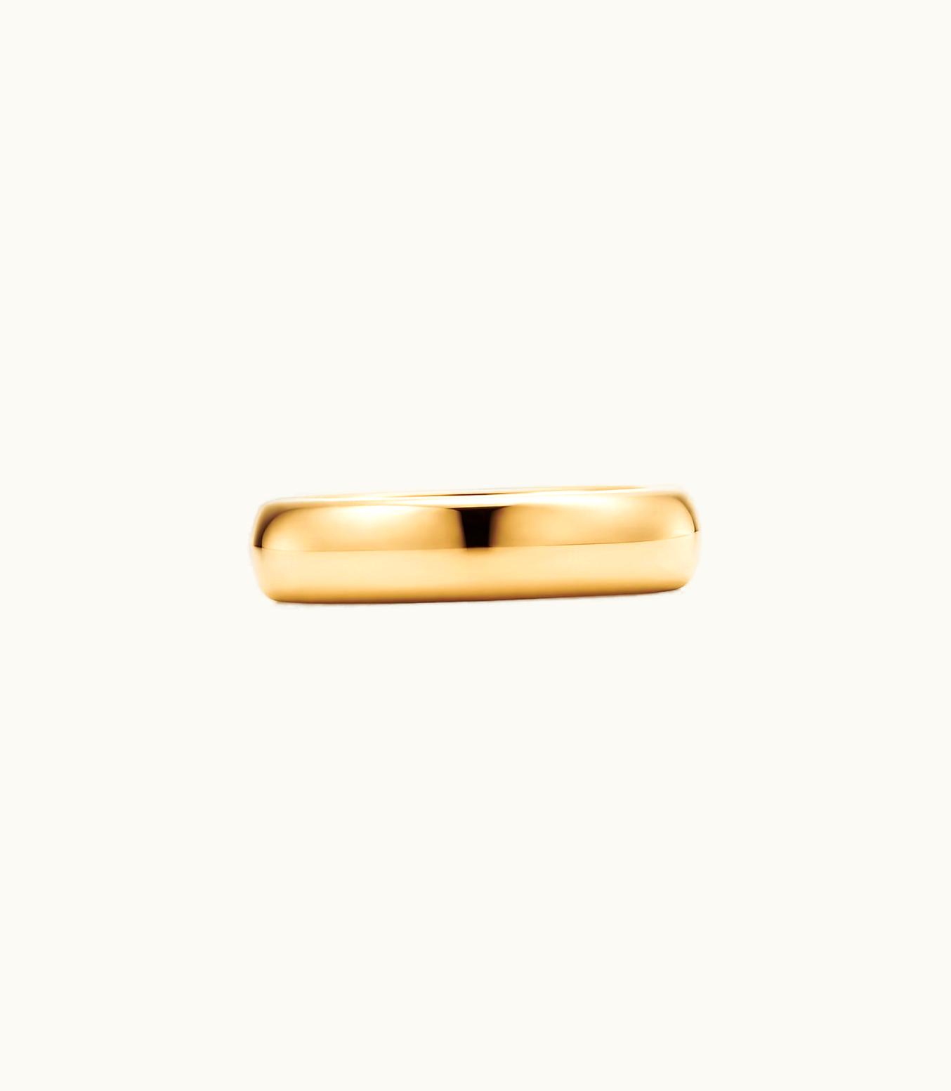Tiffany & Co Tiffany Forever Wedding Band Ring In Yellow Gold, 4.5 Mm Wide