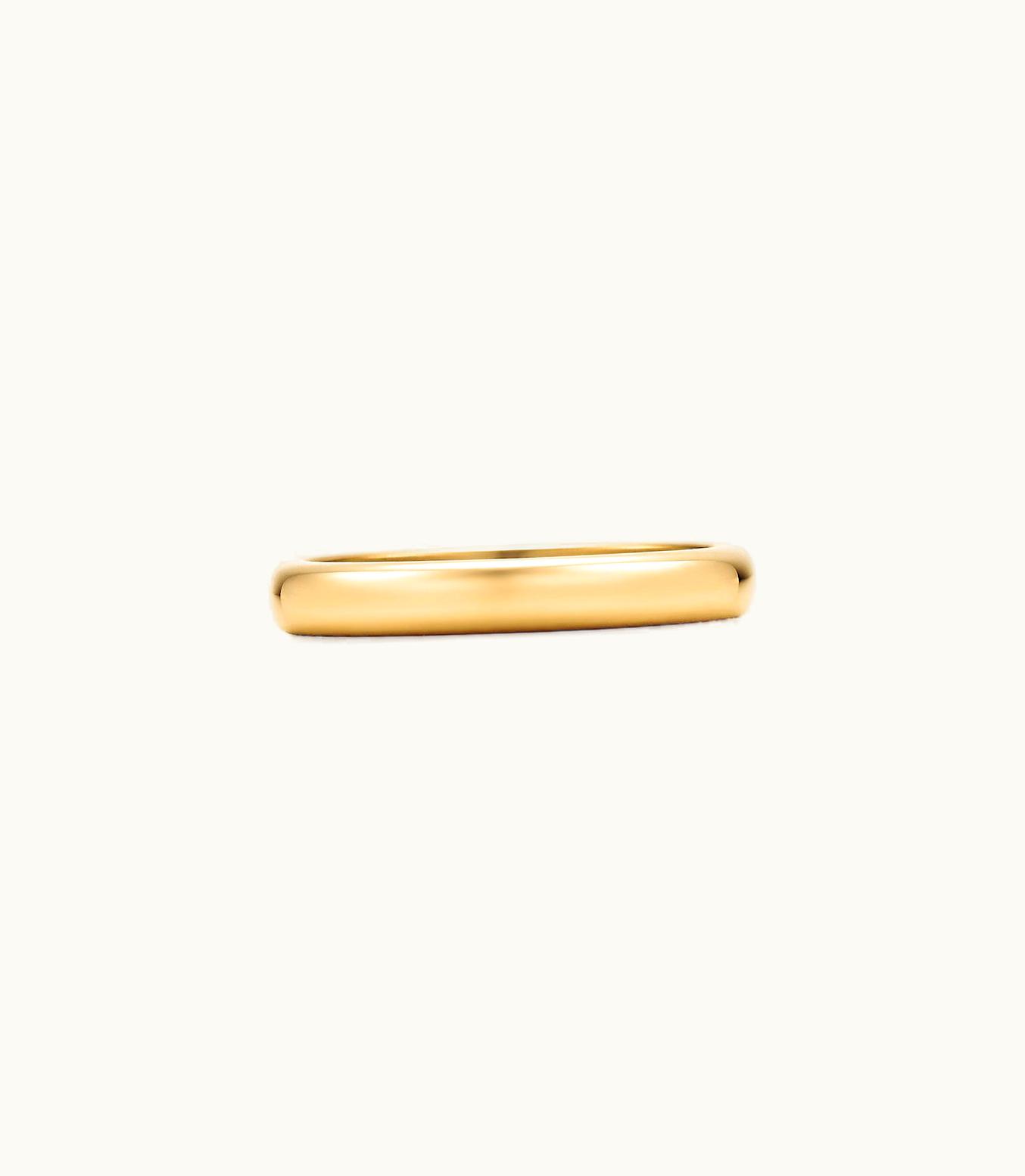 Tiffany & Co Tiffany Forever Wedding Band Ring In Yellow Gold, 3 Mm Wide