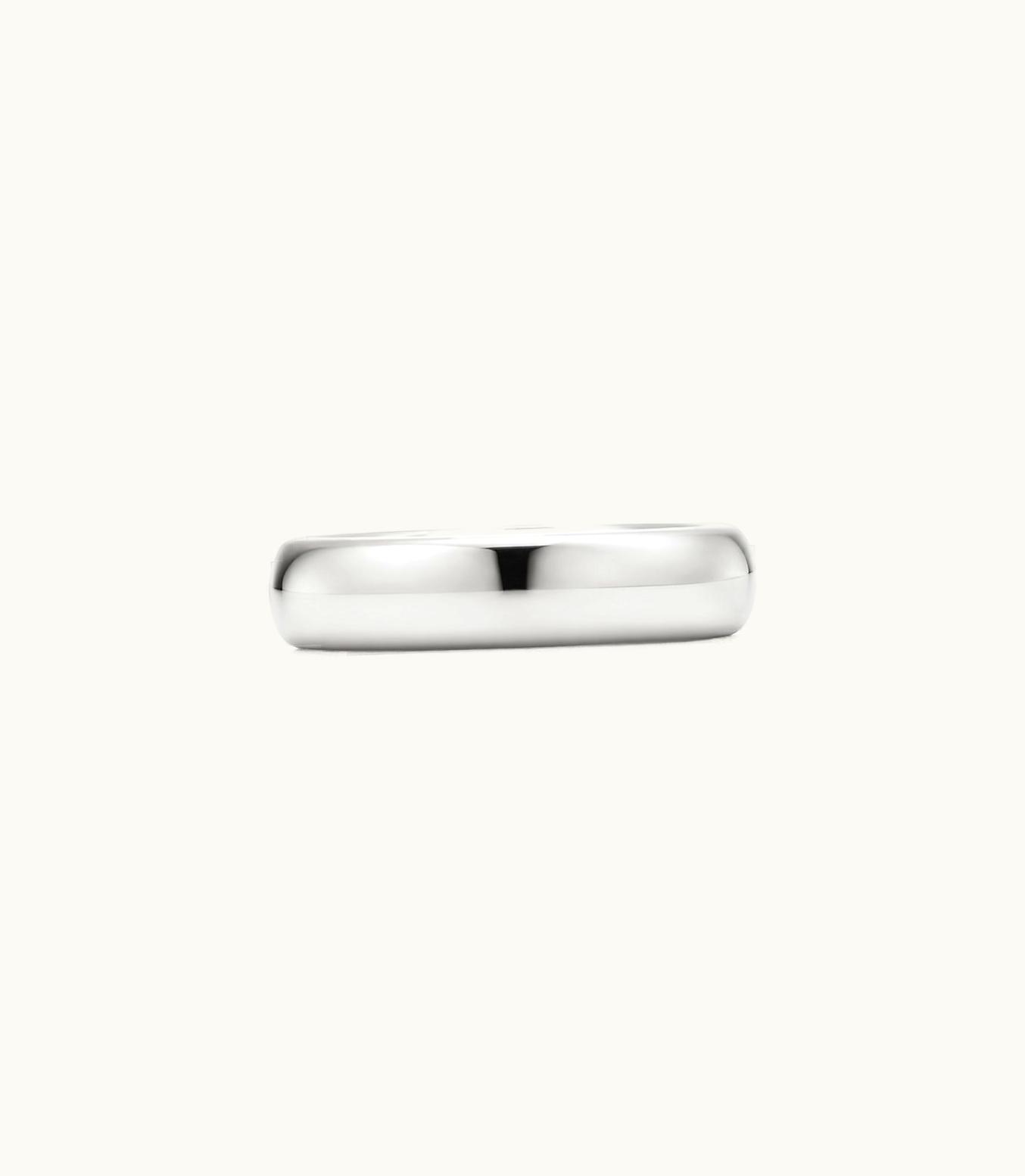 Tiffany & Co Tiffany Forever Wedding Band Ring In Platinum, 4.5 Mm Wide