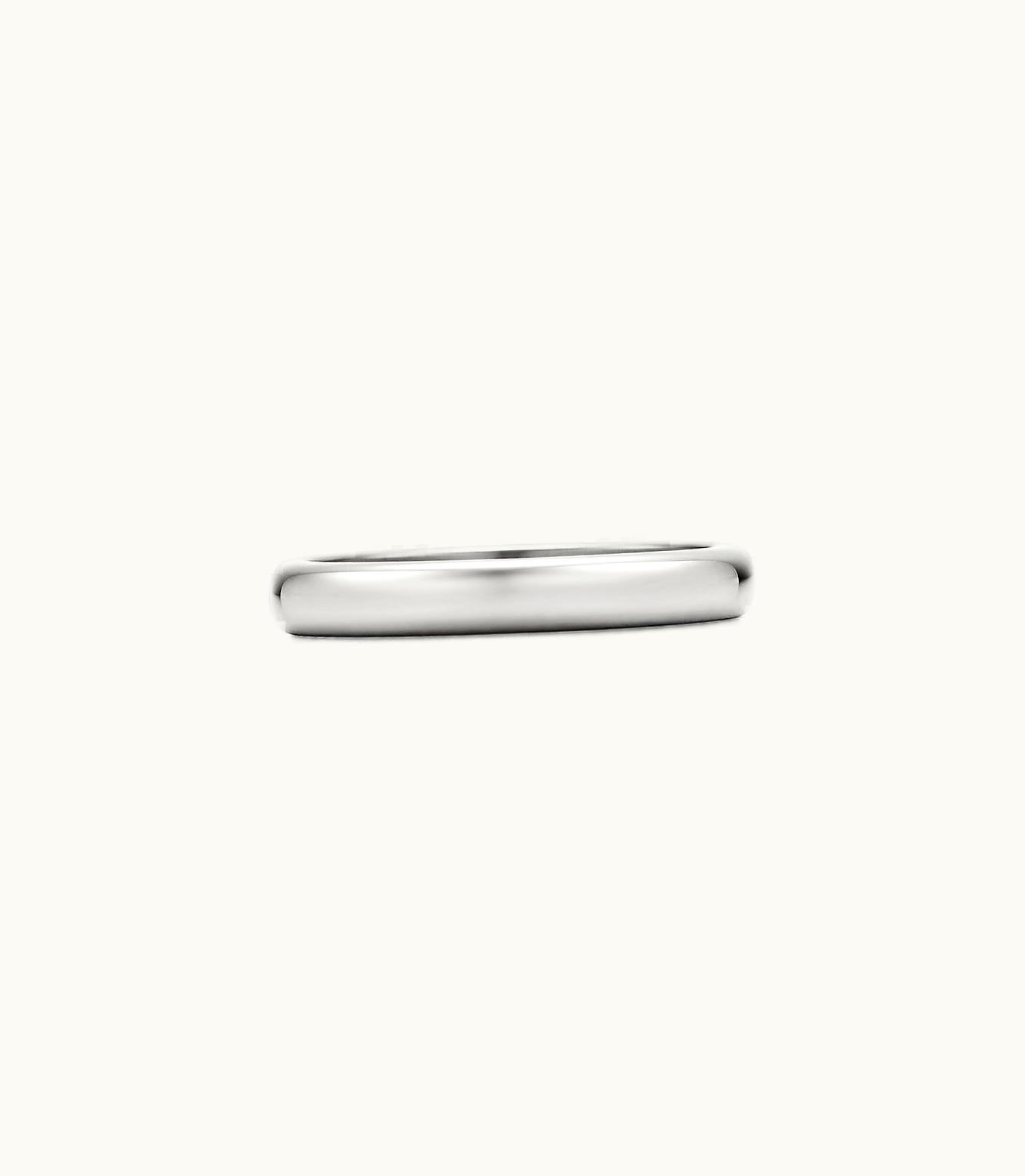 Tiffany & Co Tiffany Forever Wedding Band Ring In Platinum, 3 Mm Wide