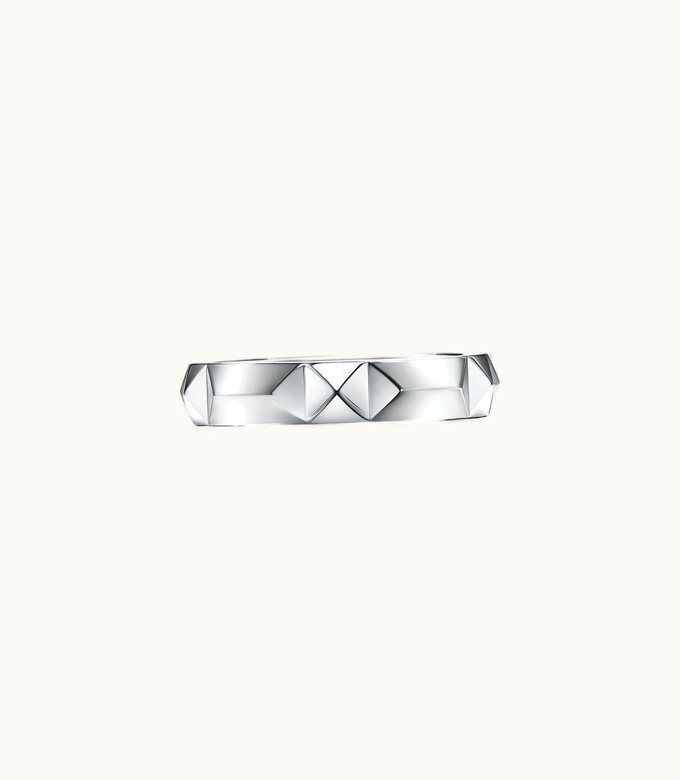 Tiffany & Co Tiffany True® Band Ring In Platinum, 4 Mm Wide