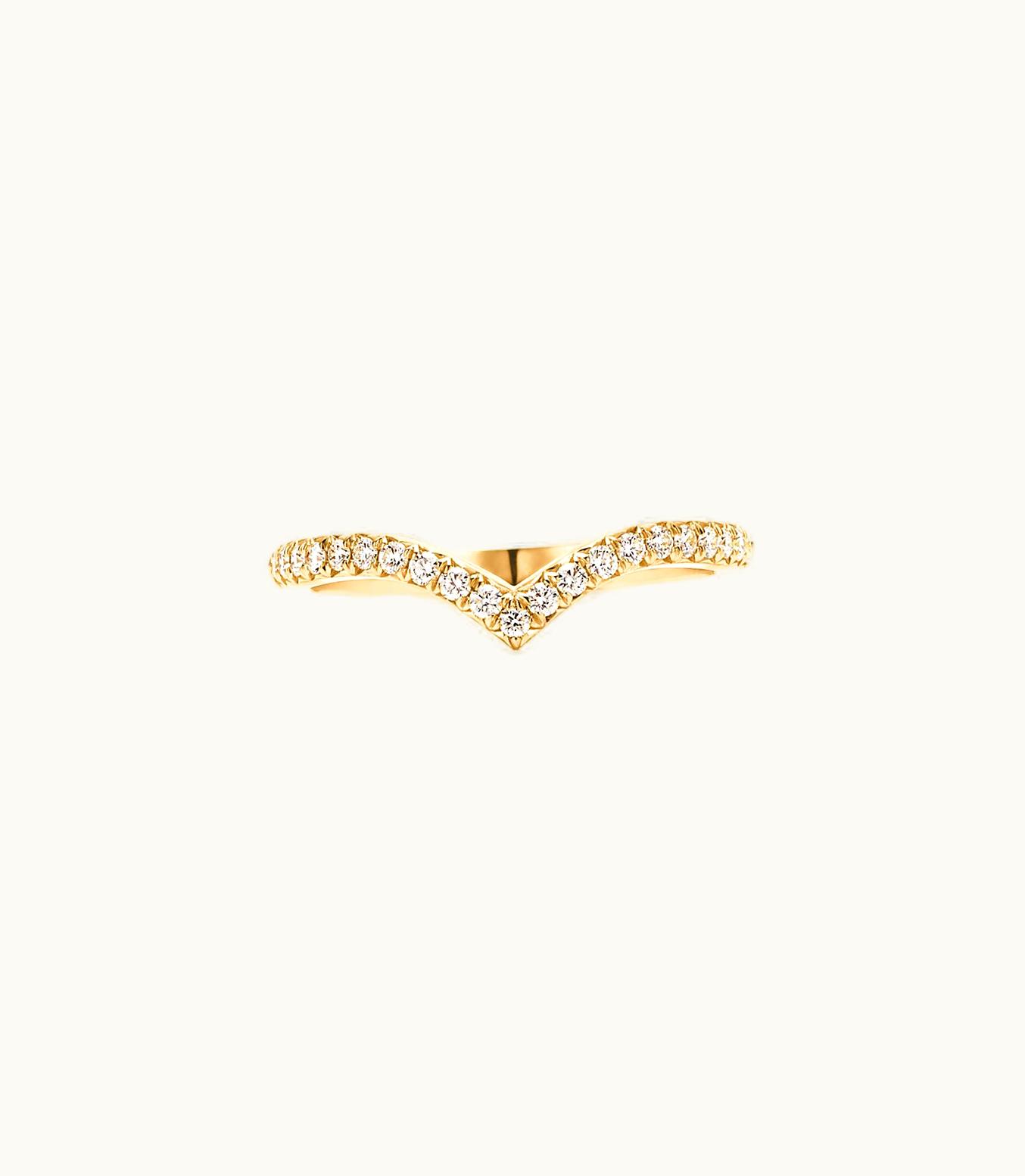 Tiffany & Co Tiffany Soleste V Ring In 18Ct Gold With Diamonds