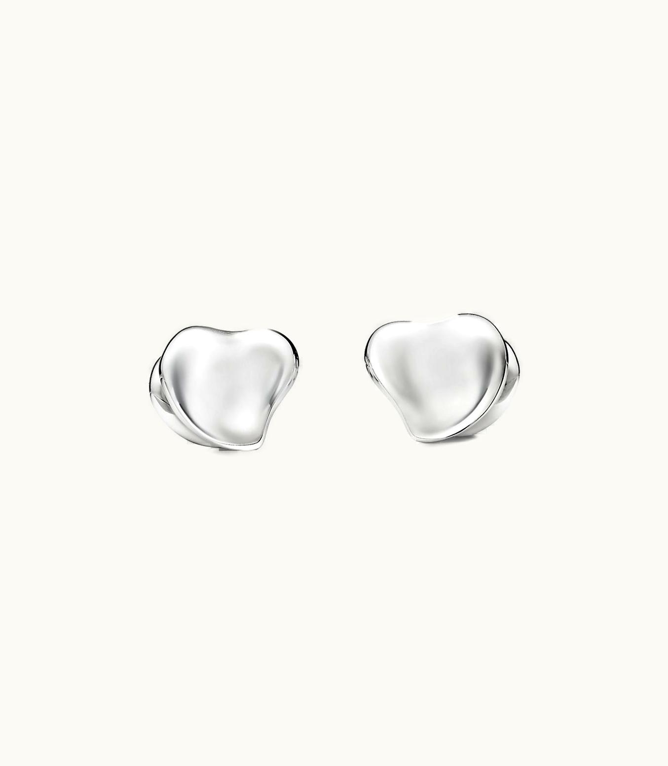 Tiffany & Co Elsa Peretti® Full Heart Cuff Links In Sterling Silver